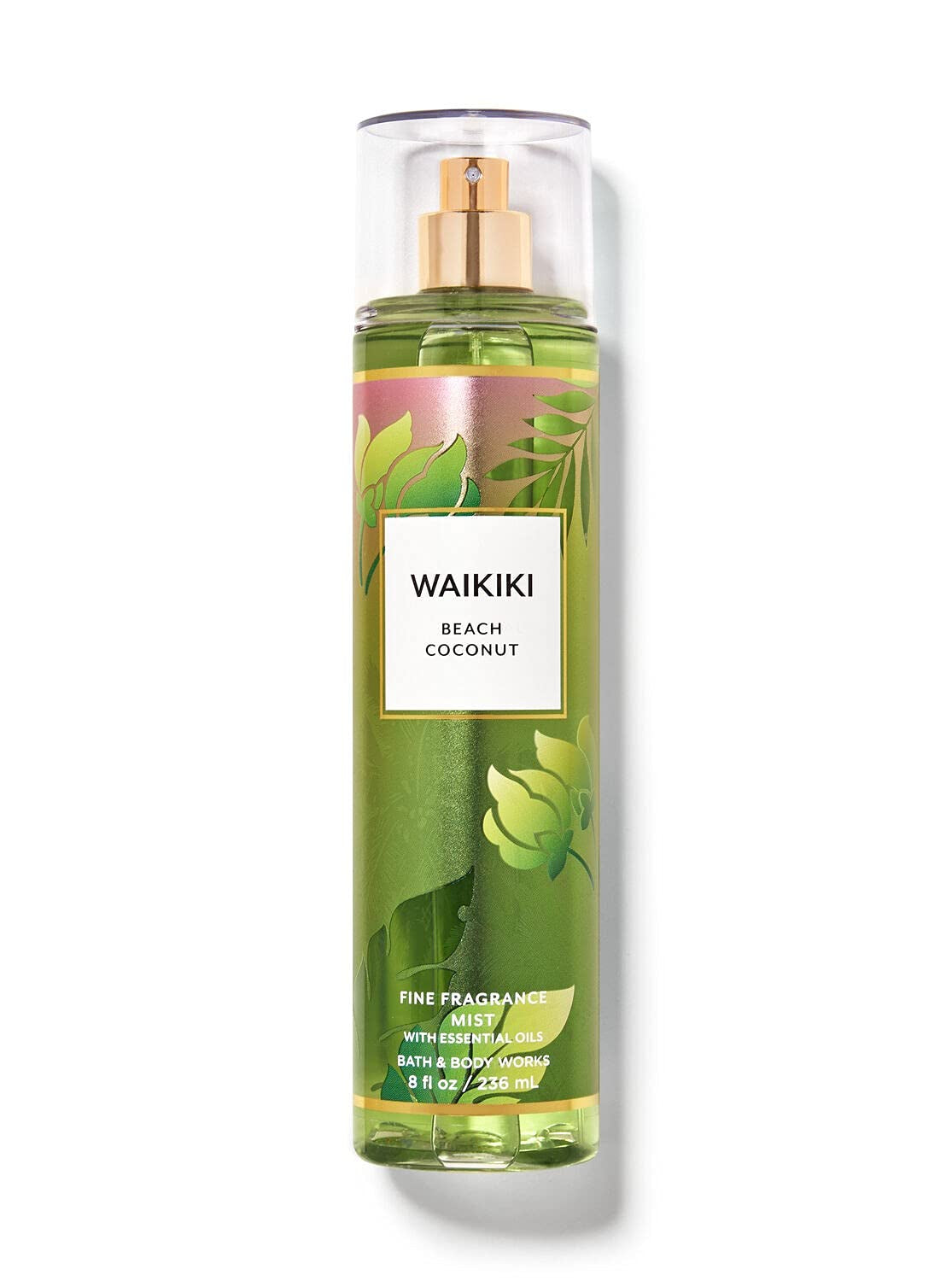 Bath and Body Lotion, Perfume Mist, Shower Gel Holiday and Tropical Fragrance Collection (WAIKIKI BEACH COCONUT MIST, 8 Ounce)