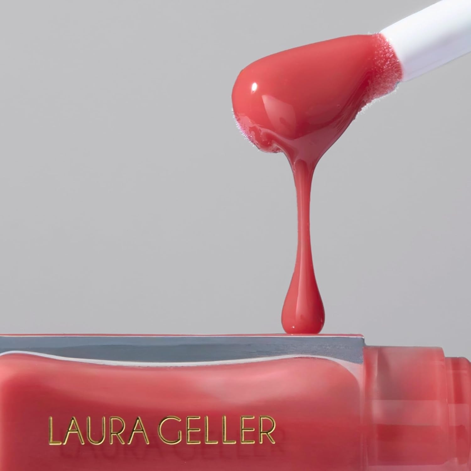 Fine Shine Glossy Lip Oil, Rose Garden - Hydrating Squalane - Pink Lip Gloss