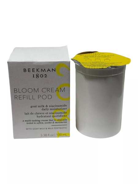 BEEKMAN 1802 Bloom Cream REFILL POD Daily Moisturizer With Goatmilk 3.38 oz