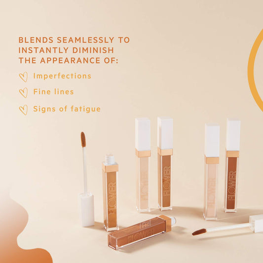Drew Barrymore Light Illusion Concealer – Full Coverage, Crease-Proof (Deep)