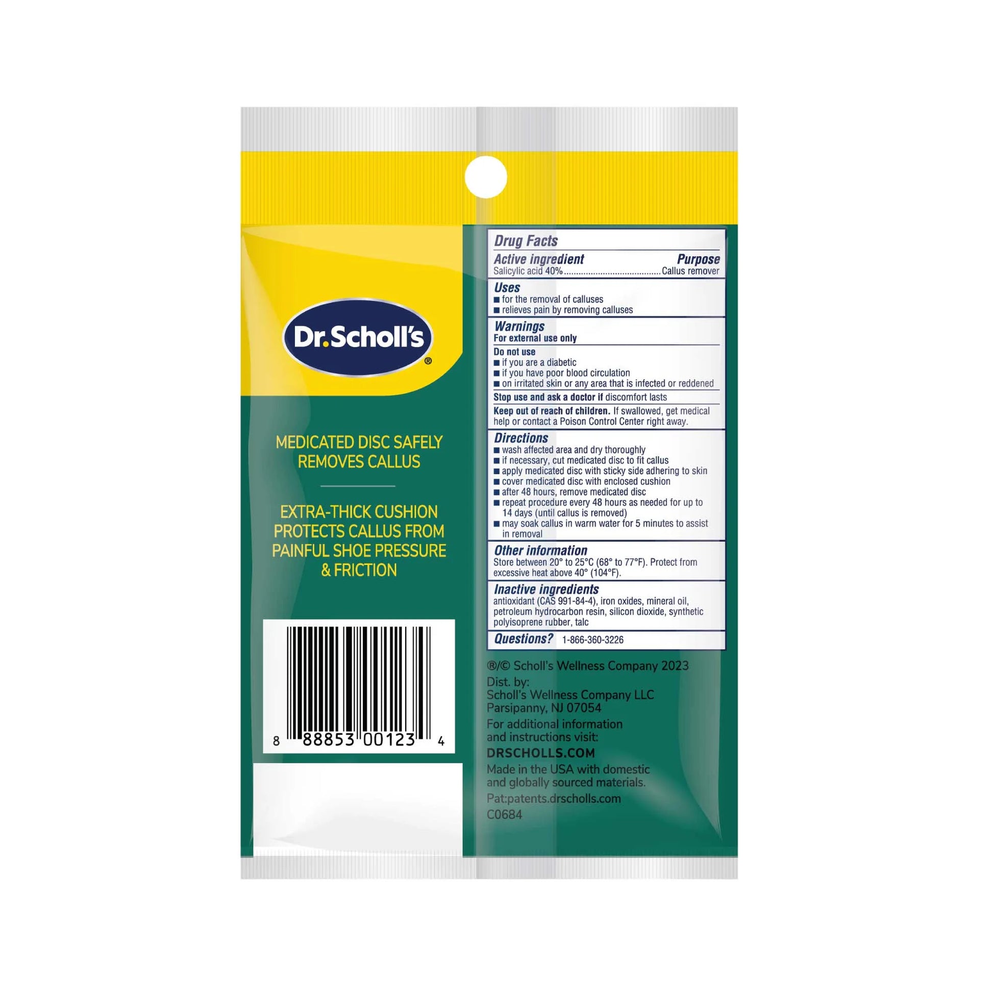 Callus Remover Cushions & Softens – 4 Count Pack