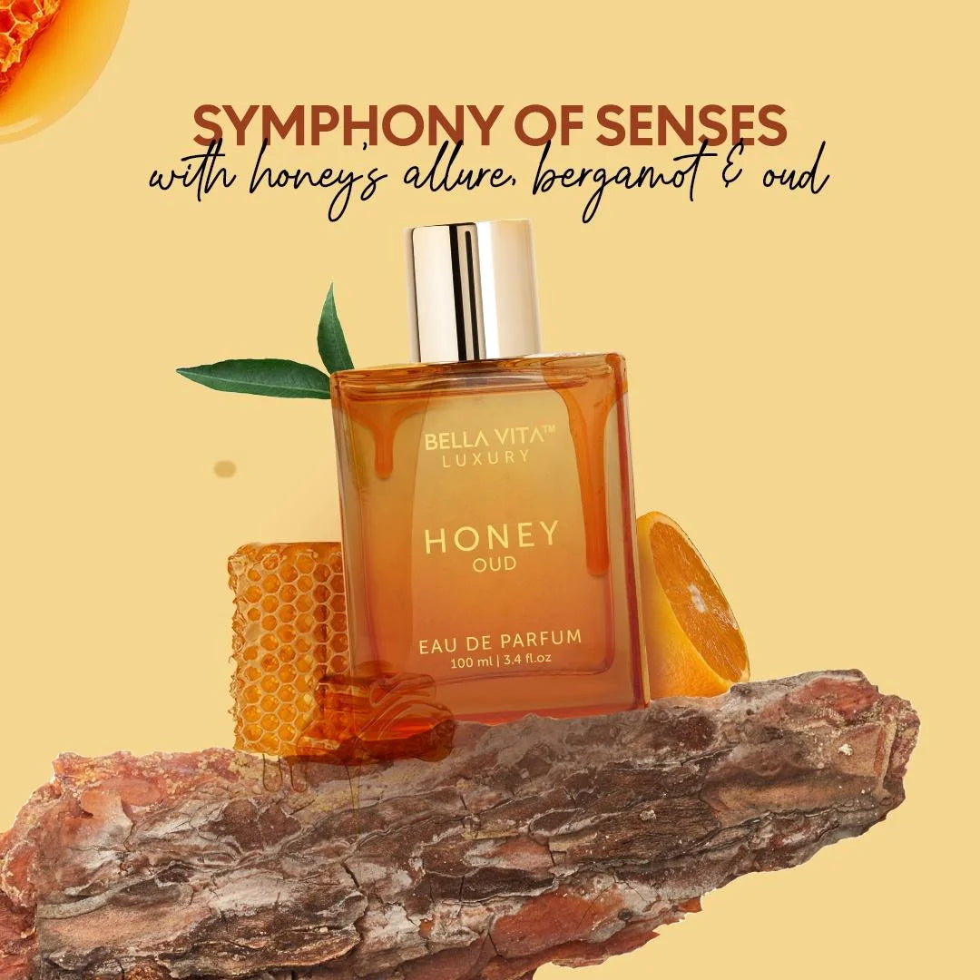 Honey Oud Eau de Parfum – Unisex Luxury Fragrance, 100ml | Floral & Fruity Notes with a Fresh, Long-Lasting Scent