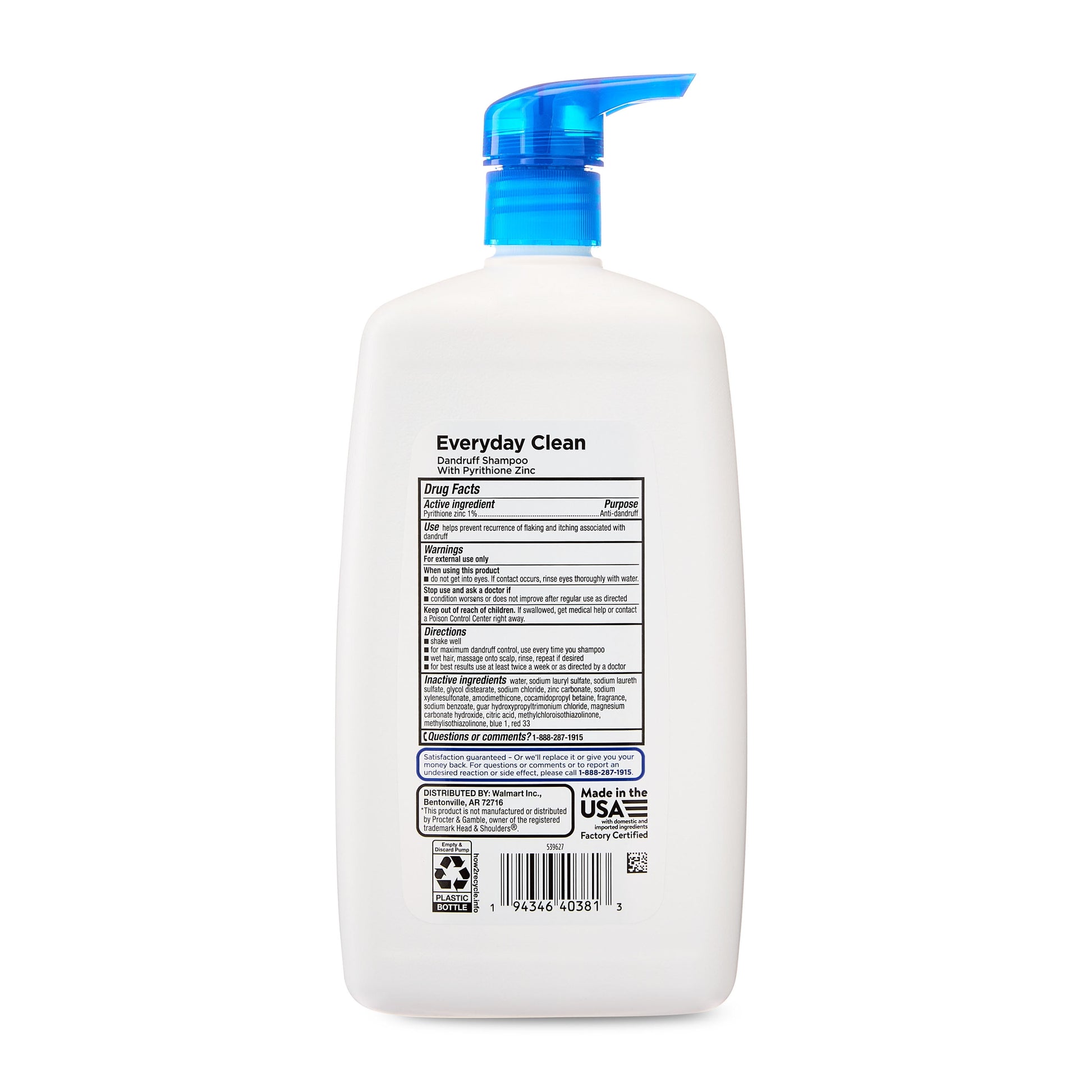 Everyday Clean Nourishing Dandruff Shampoo, 28.2 Fl Oz