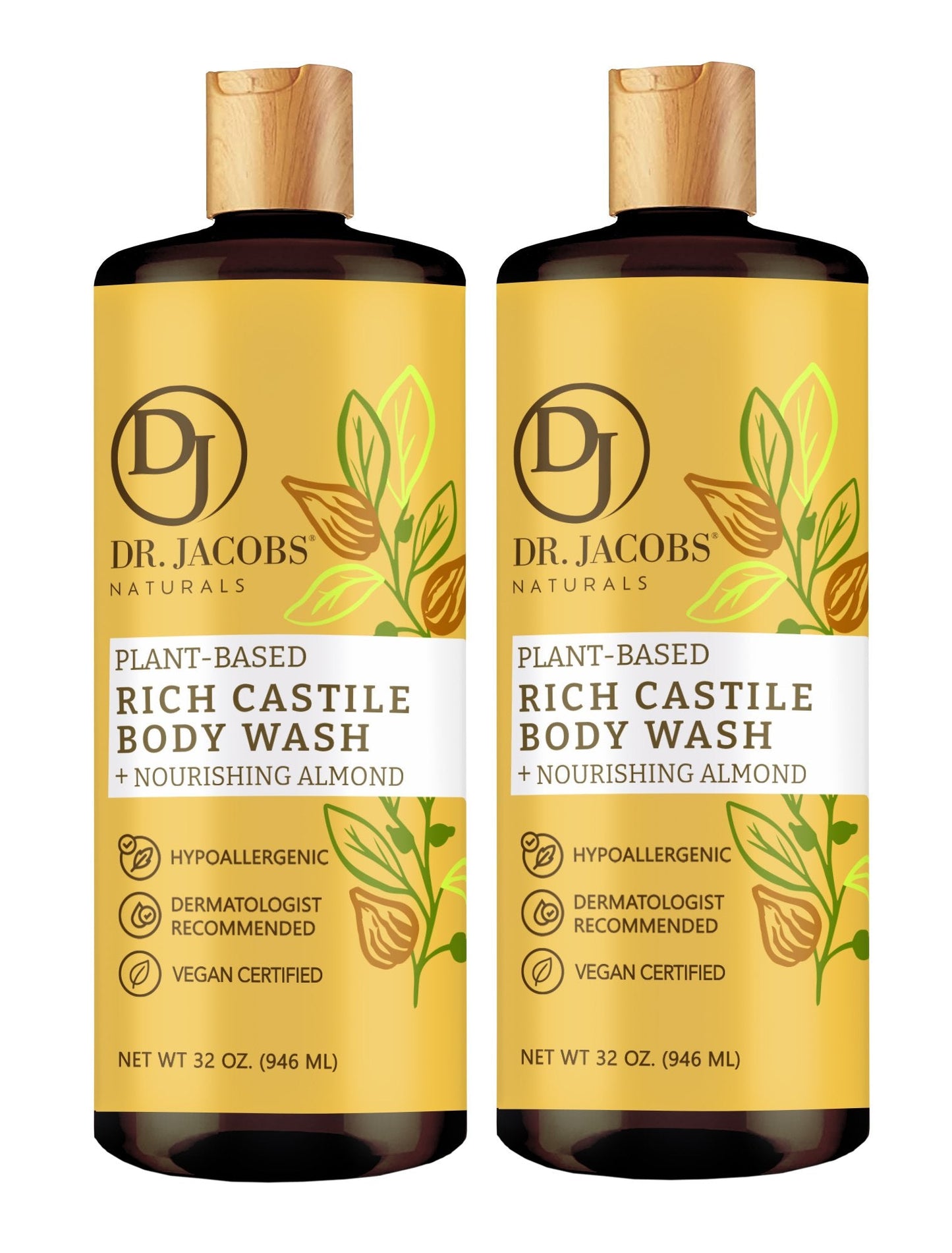 DJ Orange & Ginger Castile Body Wash (All American)