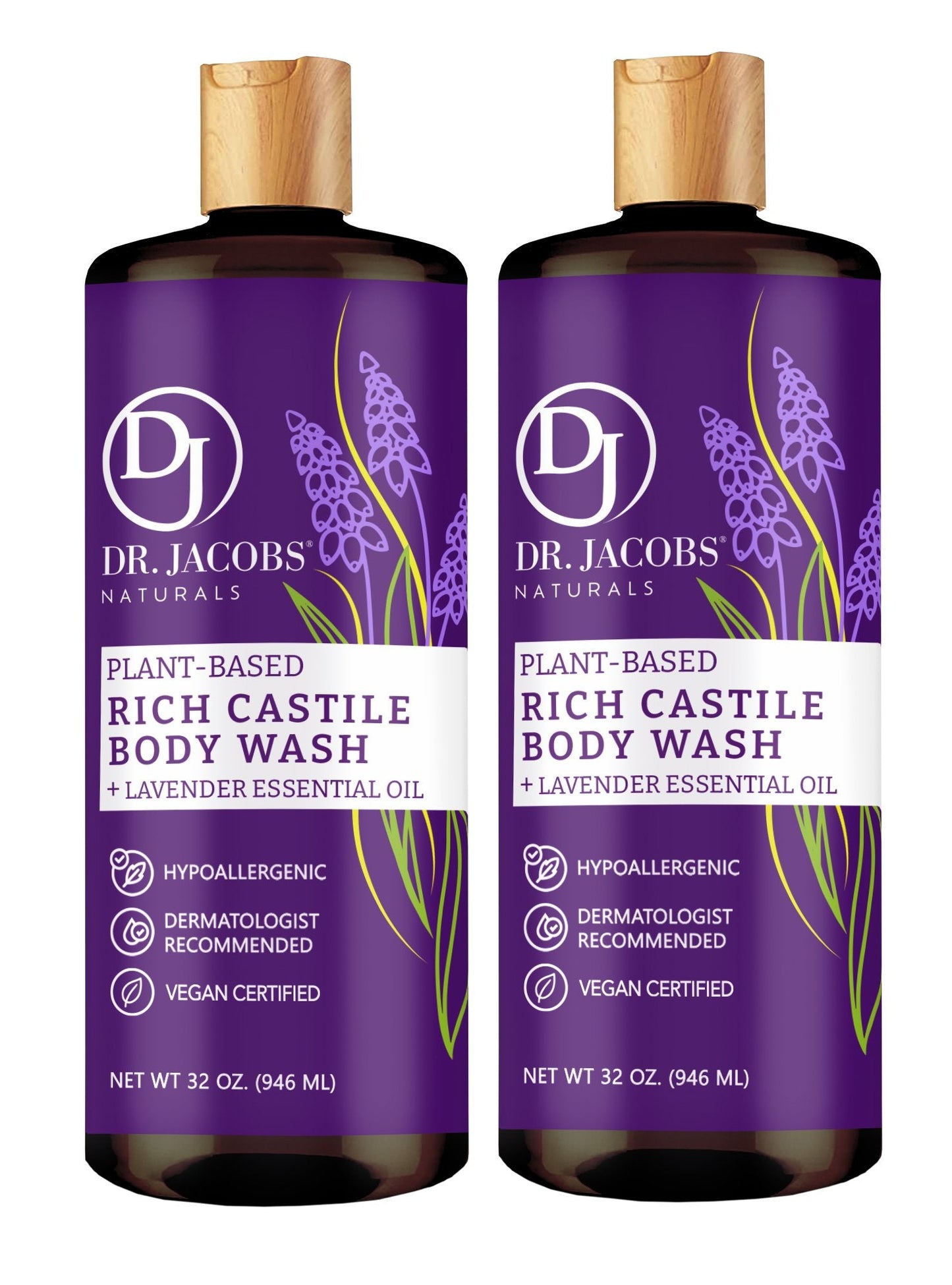 DJ Lavender Castile Body Wash (All American)