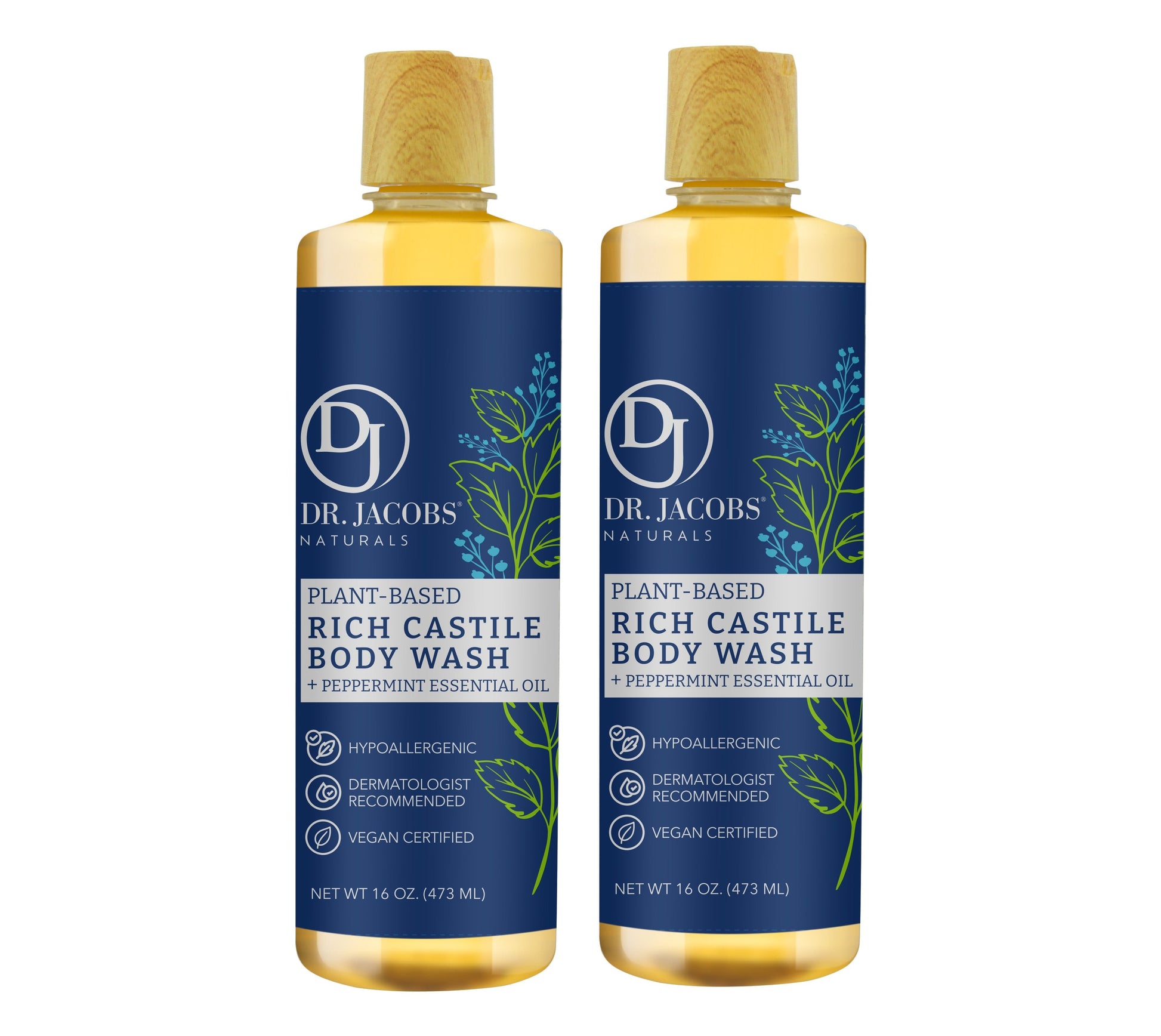 DJ Peppermint Castile Body Wash (All American)