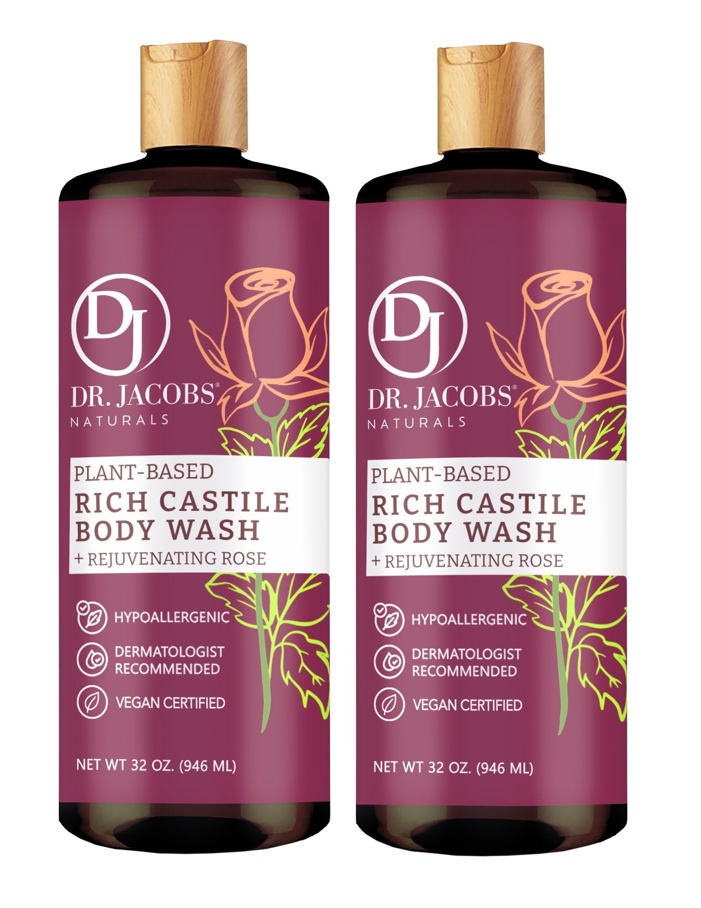 DJ Rose Castile Body Wash (All American)