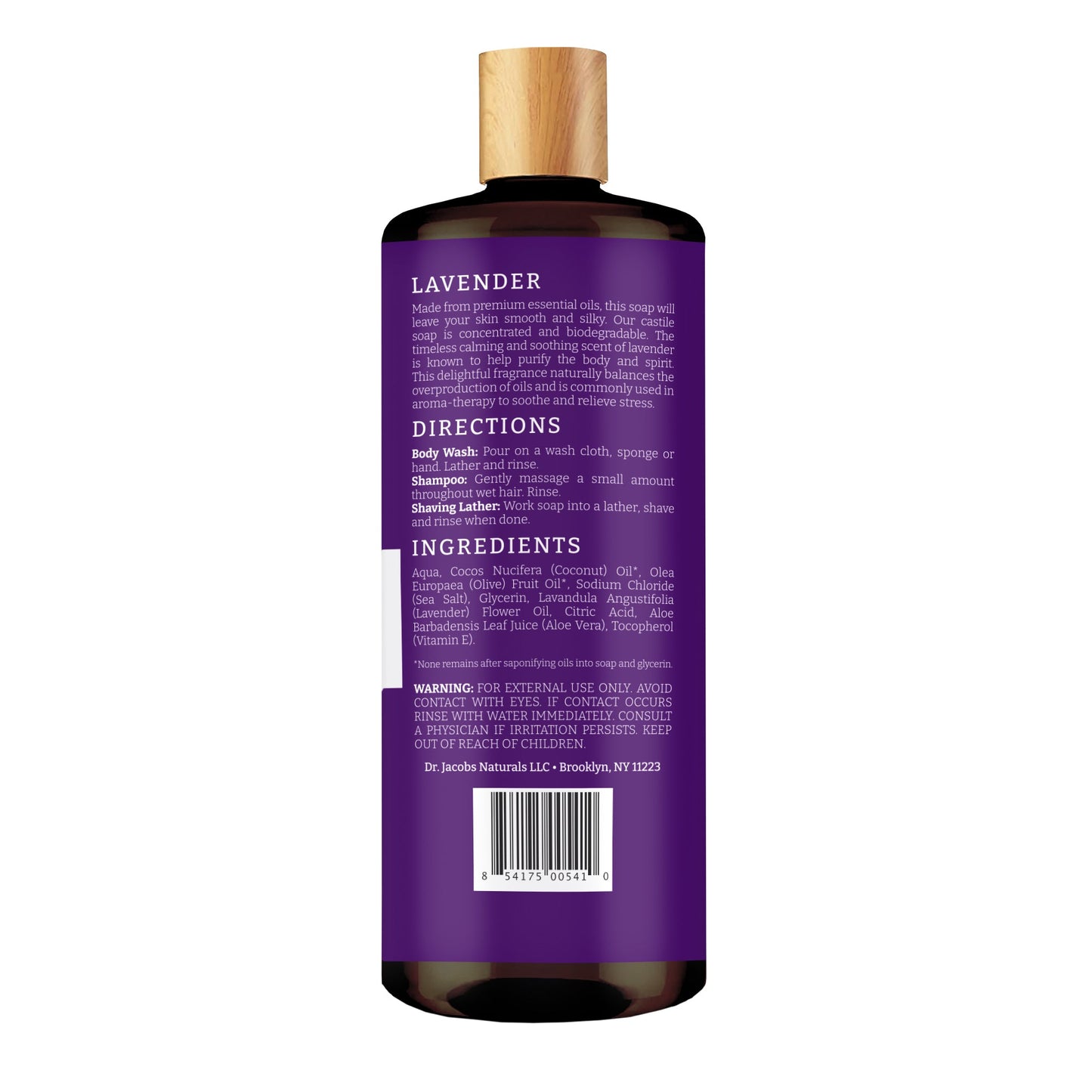 DJ Lavender Castile Body Wash (All American)