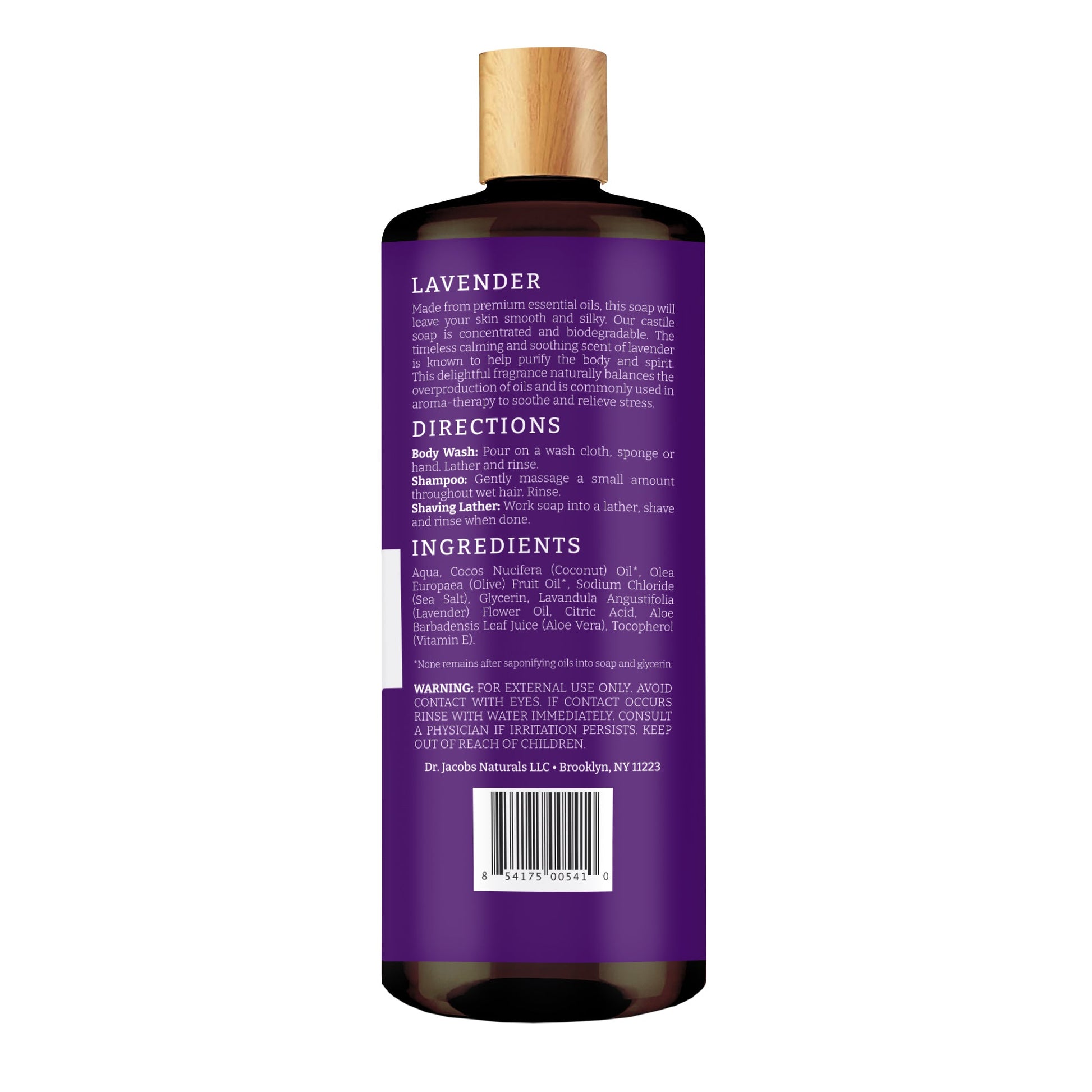 DJ Lavender Castile Body Wash (All American)