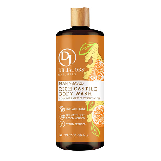 DJ Orange & Ginger Castile Body Wash (All American)