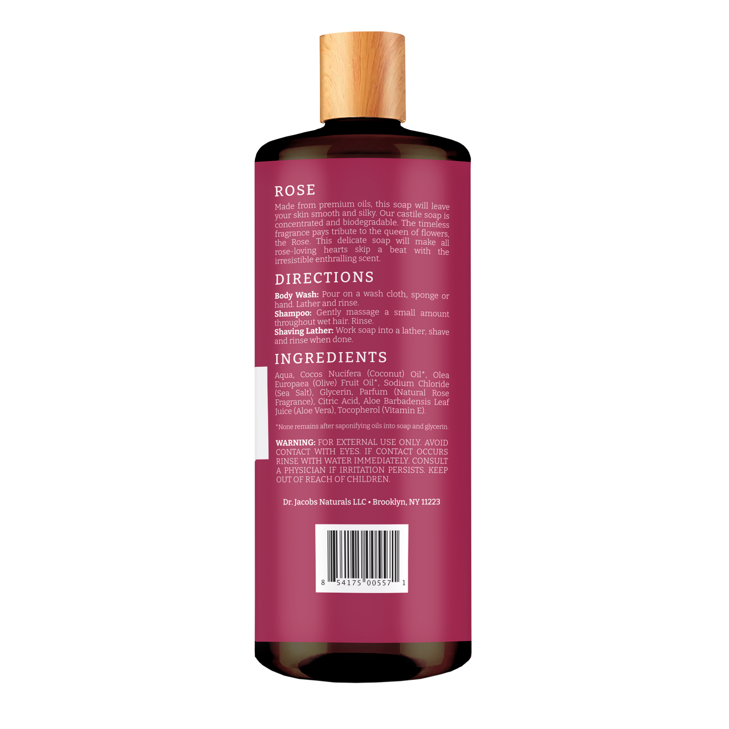 DJ Rose Castile Body Wash (All American)