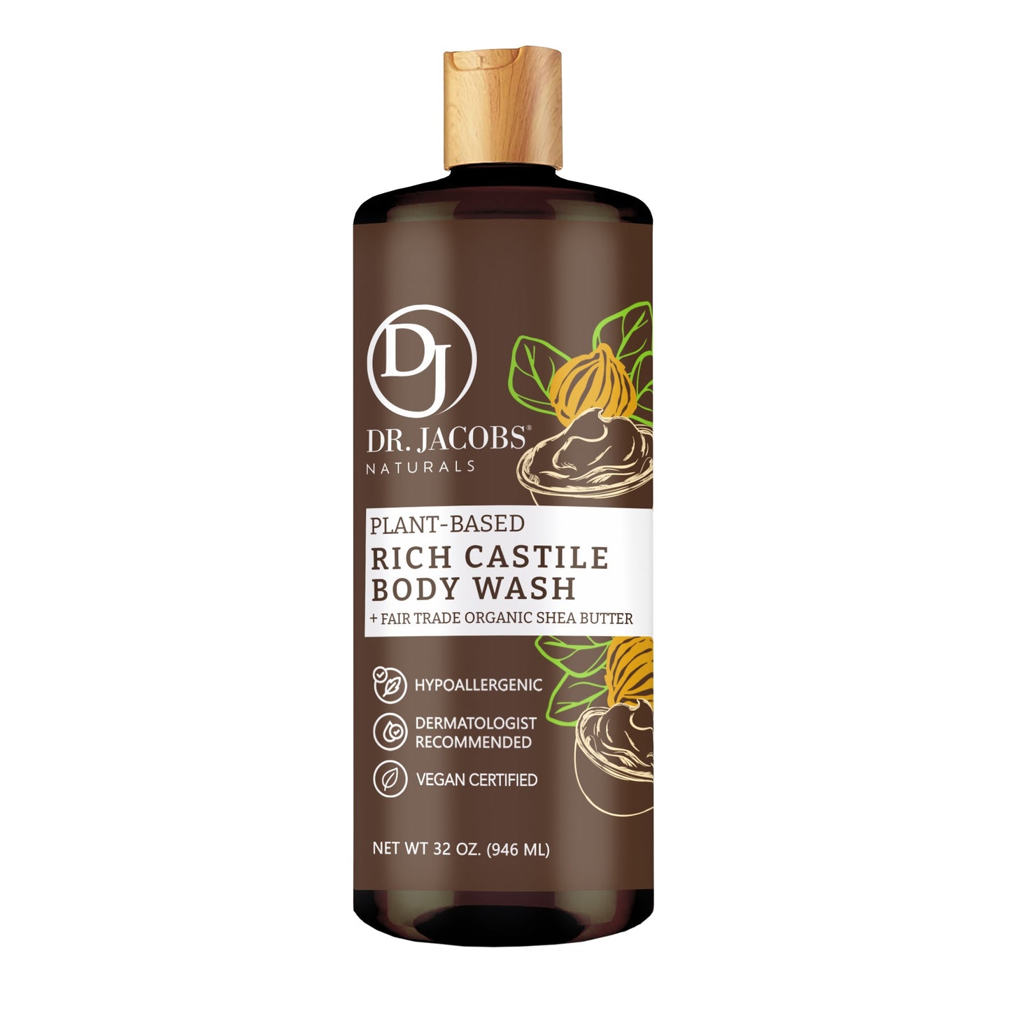 DJ Shea Butter Castile Body Wash (All American)