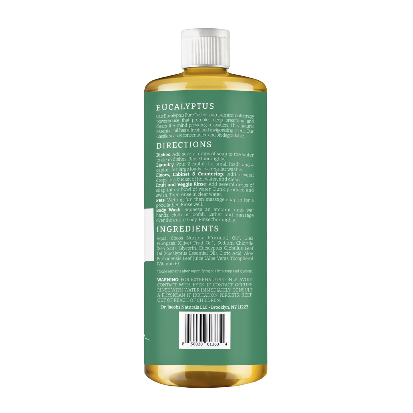 DJ Eucalyptus All in 1 Castile Soap - Thin Formula