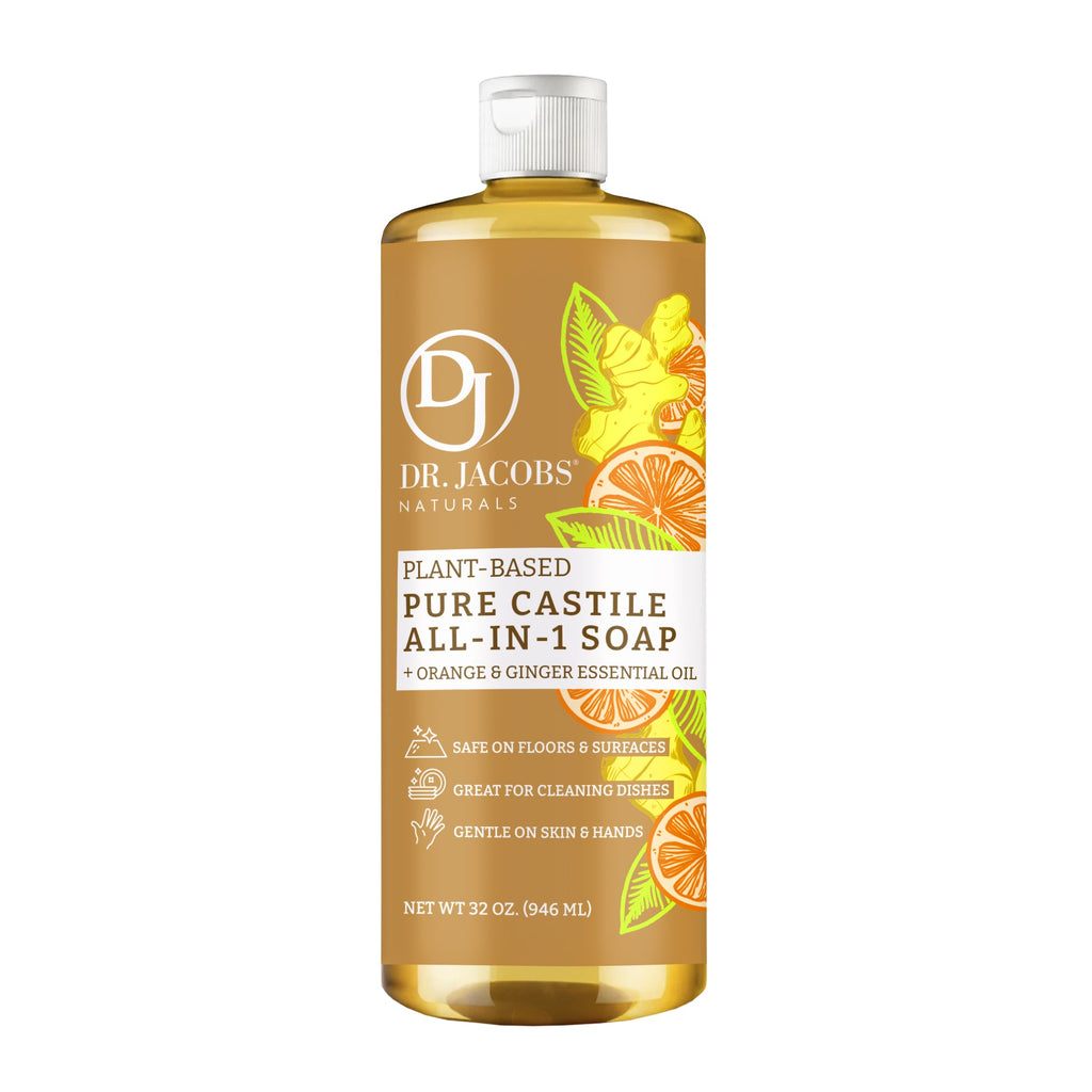 DJ Orange & Ginger All in 1 Castile Soap - Thin Formula