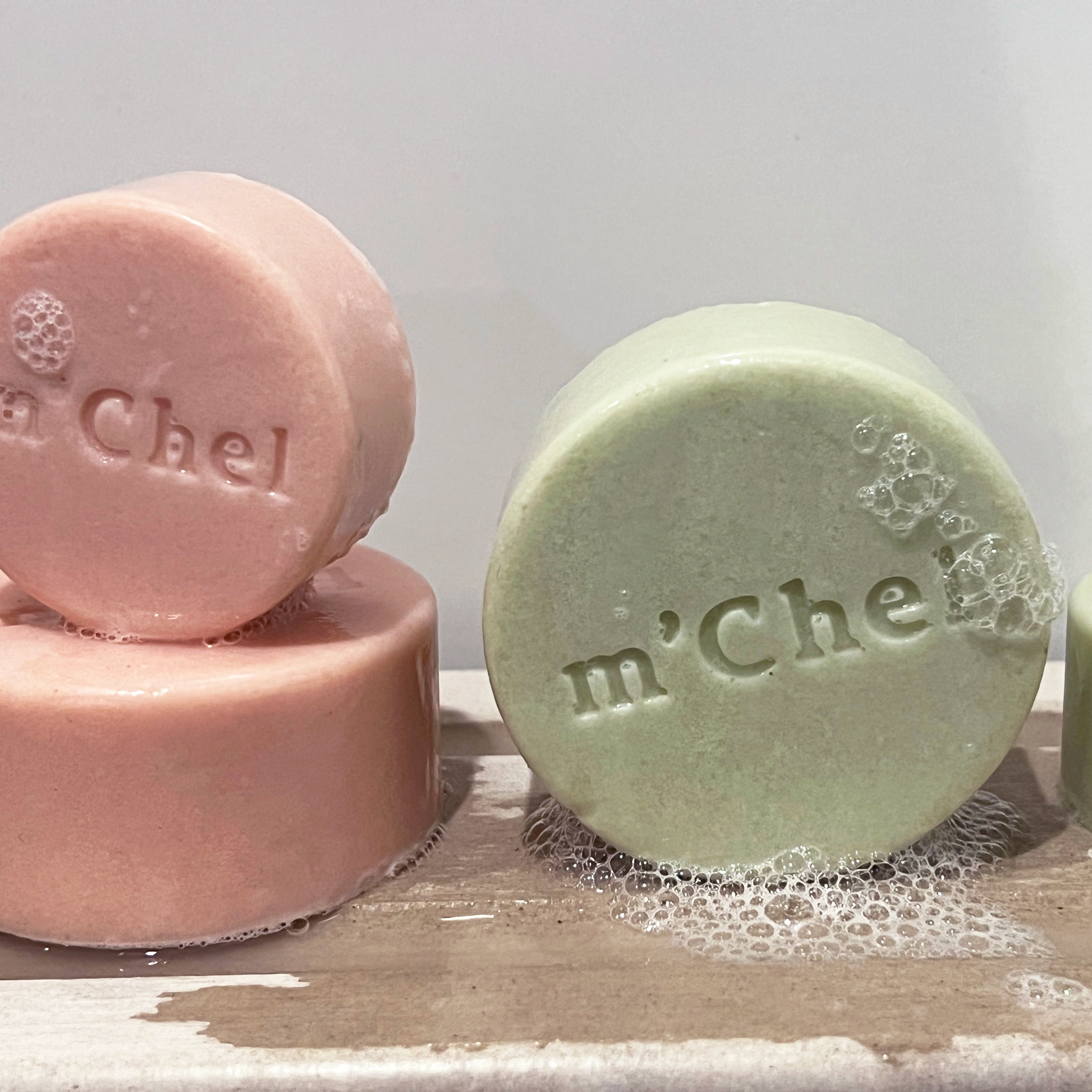 m'Chel Haircare Shampoo + Conditioner Bars Bundle