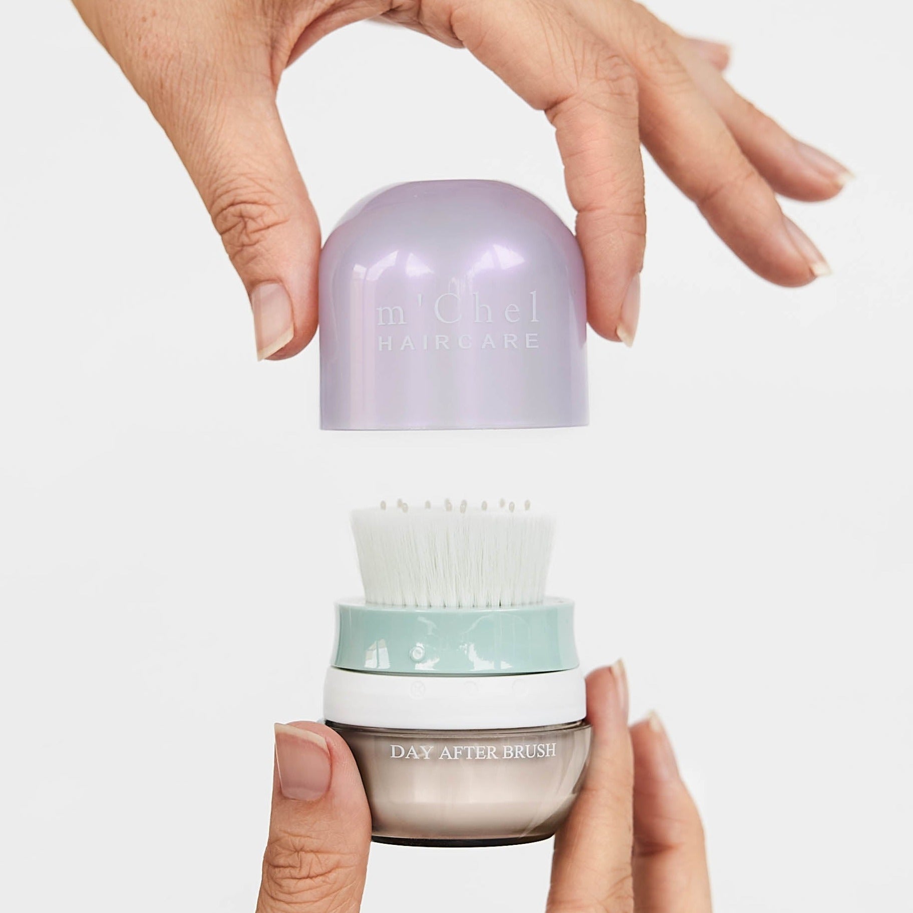 m'Chel Haircare Double Day After™ Brush + Refills Bundle