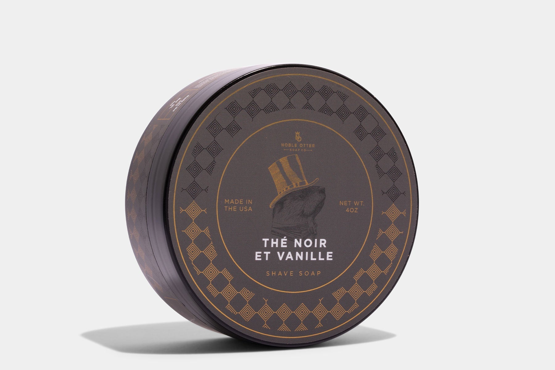 Noble Otter Thé Noir et Vanille Shave Soap