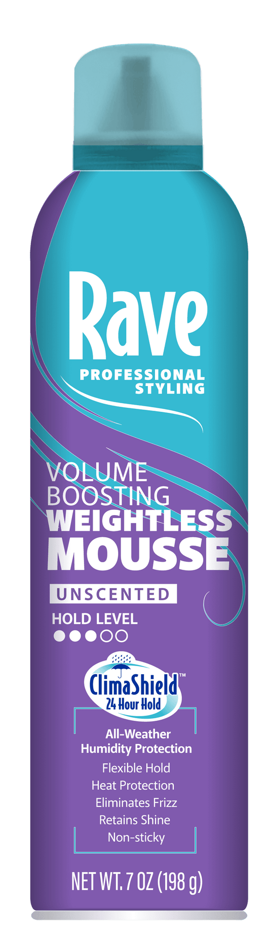 Volume Boosting Weightless Mousse, Unscented, for All Hair Types, 7 Oz