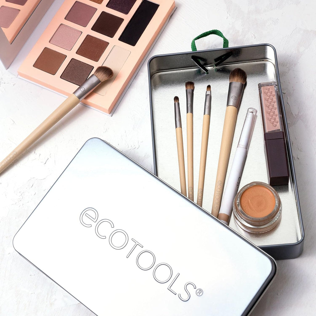 5Pcs Daily Defined Eye Brush Kit – Liquid, Powder & Cream Eyeshadow Brushes