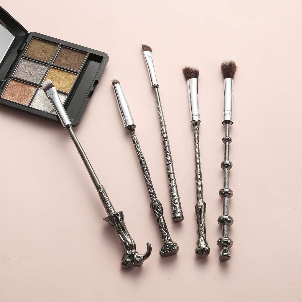 5Pcs Wand Makeup Brushes Set – Foundation, Blush, Concealer & Powder