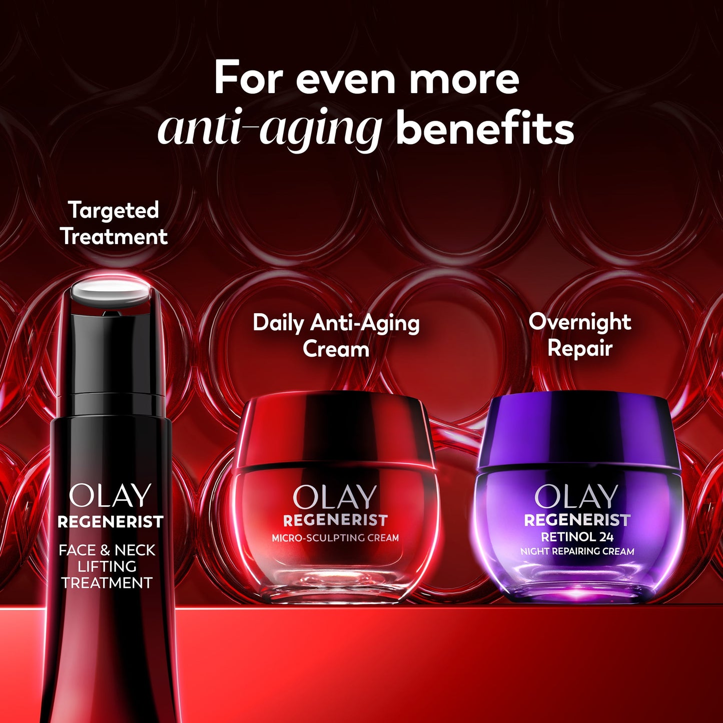 OLAY REGENERIST Anti-Aging Face Cream, Hydrating, Anti-Wrinkle, Firming Moisturizer, Skin Care with Triple Collagen Peptide & Niacinamide