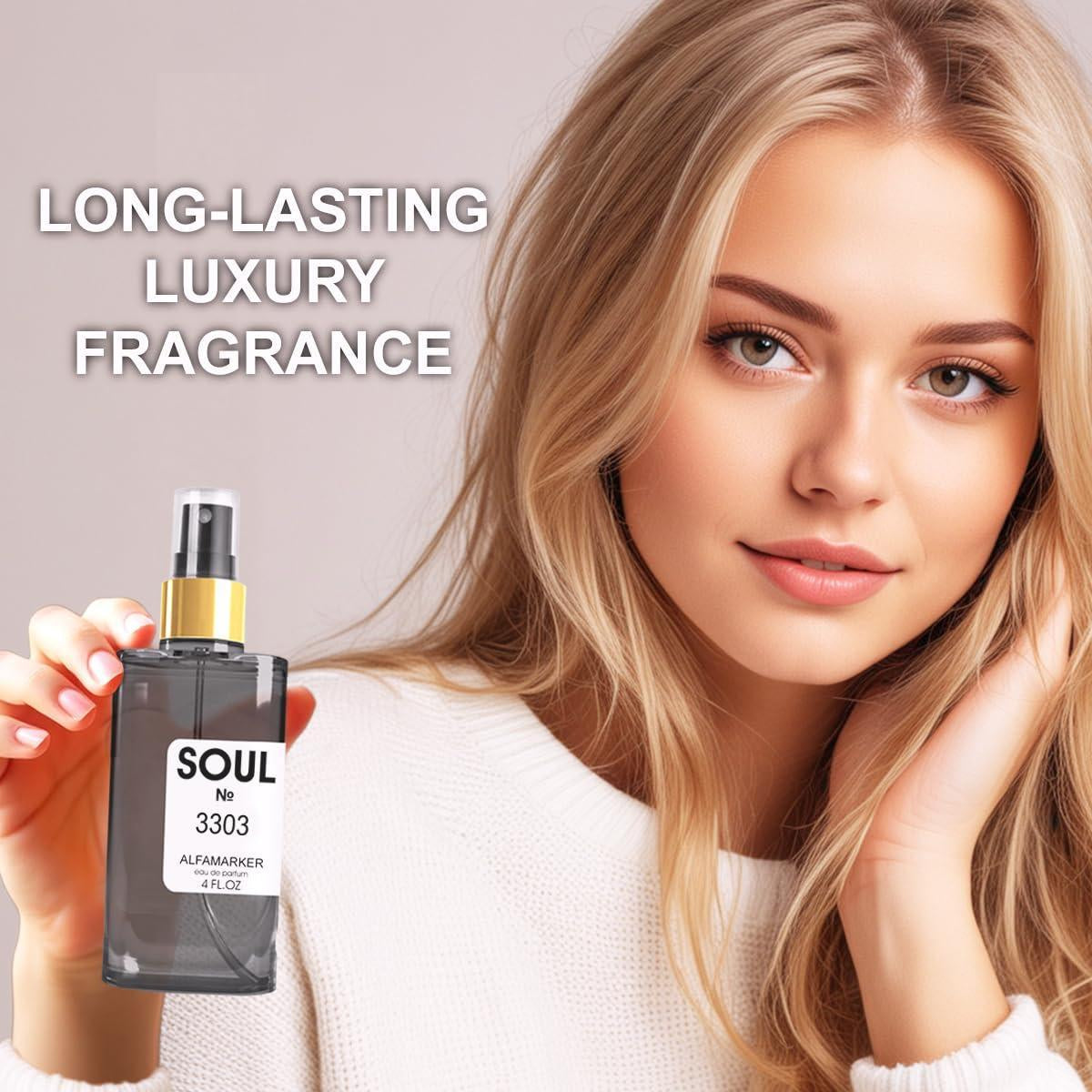 SOUL No. 2401 Impression of Joy Perfume for Women Women Eau De Parfum Spray 4.0 Fl Oz 120 Ml Long Lasting Fragrance Christmas Gifts for Women