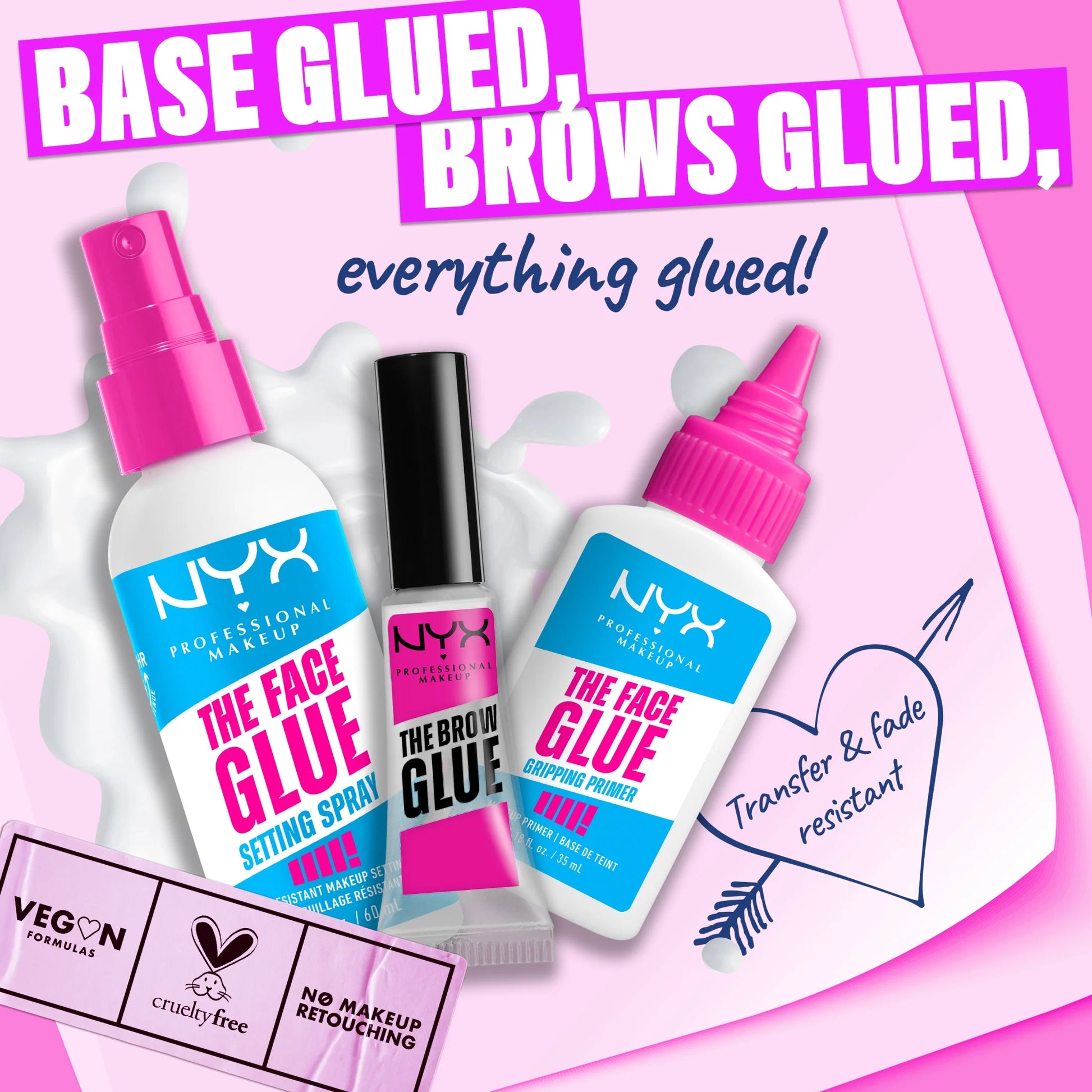 The Face Glue Primer | 1.18 Fl Oz | Long-Lasting, Sweat-Proof & Pore-Minimizing