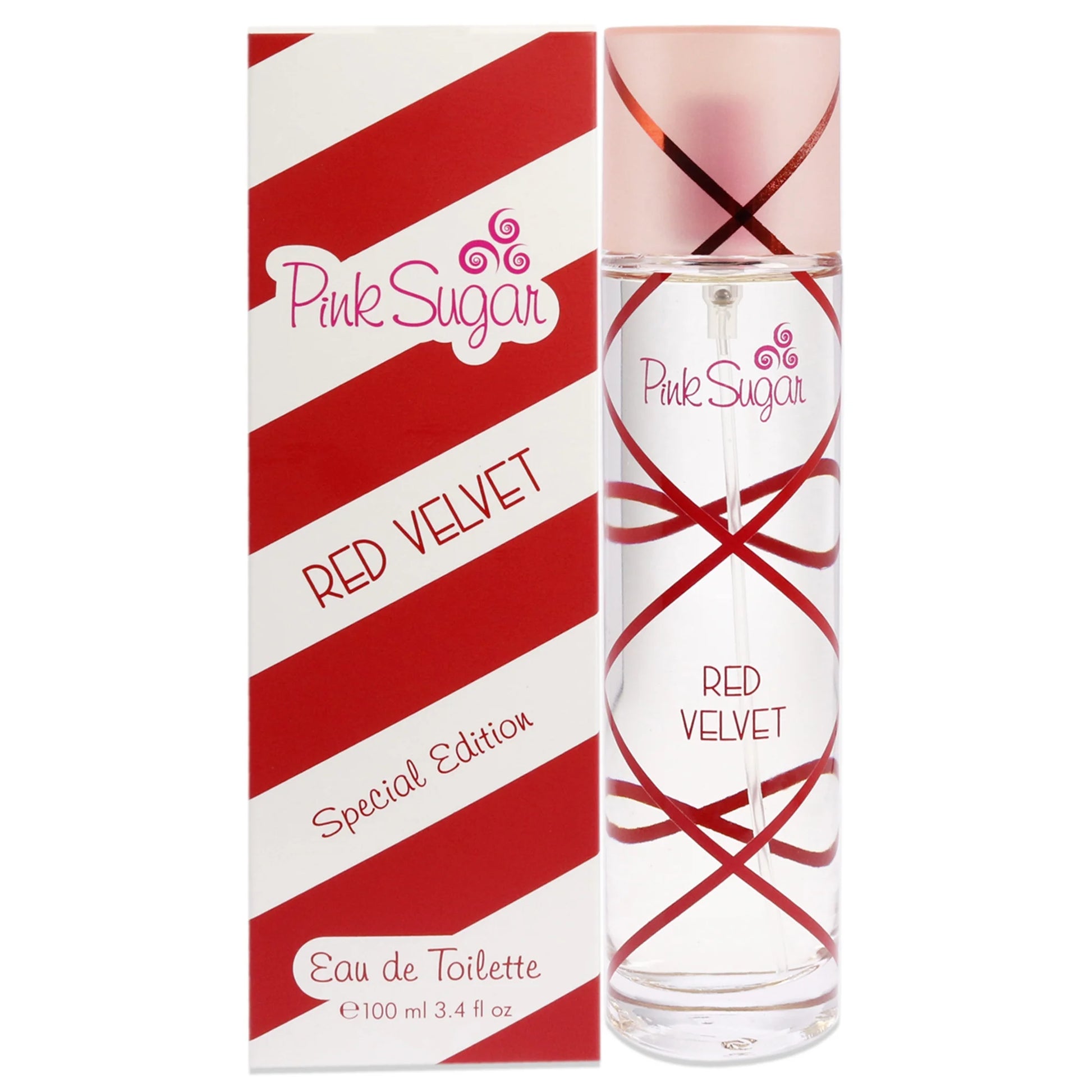 Pink Sugar Red Velvet for Women - 3.4 Oz Eau de Toilette Spray (Special Edition)