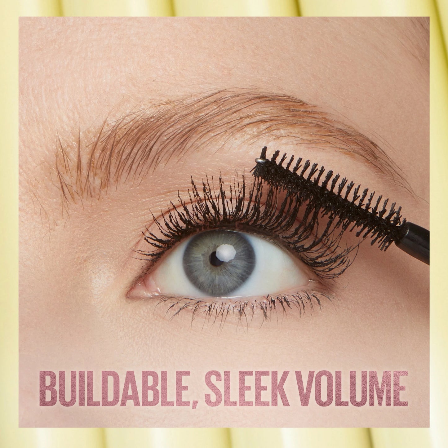 Colossal Bubble Washable Mascara Makeup, High Intensity, Blackest Black