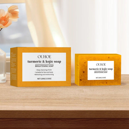 OUHOE  Lemon Turmeric Brightening Soap