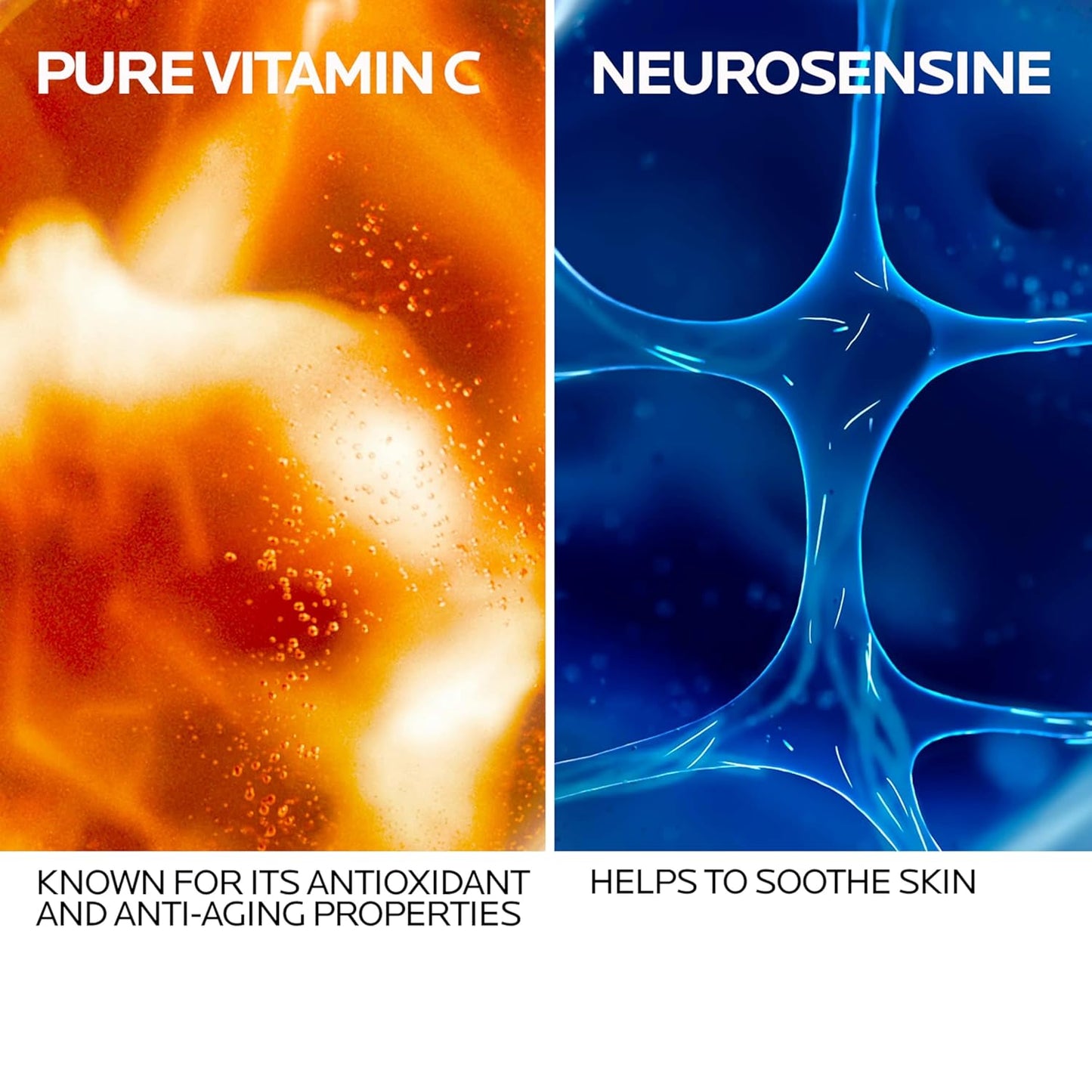 La Roche-Posay Pure 12% Vitamin C Serum for Face with Hyaluronic Acid & Salicylic Acid, Hydrating Face Serum, Boost Radiance & Reduce Wrinkles, 2 Formulas for rmal or Oily Skin Control