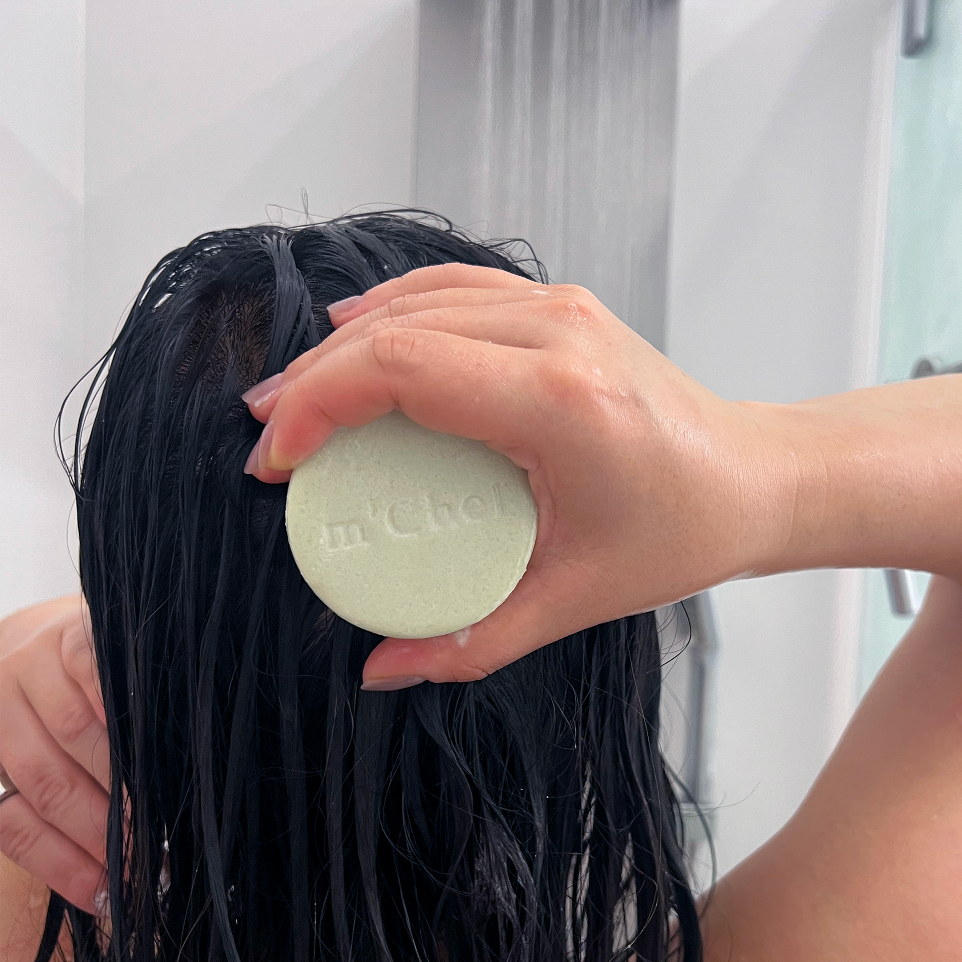 m'Chel Haircare High Shine Shampoo Bar
