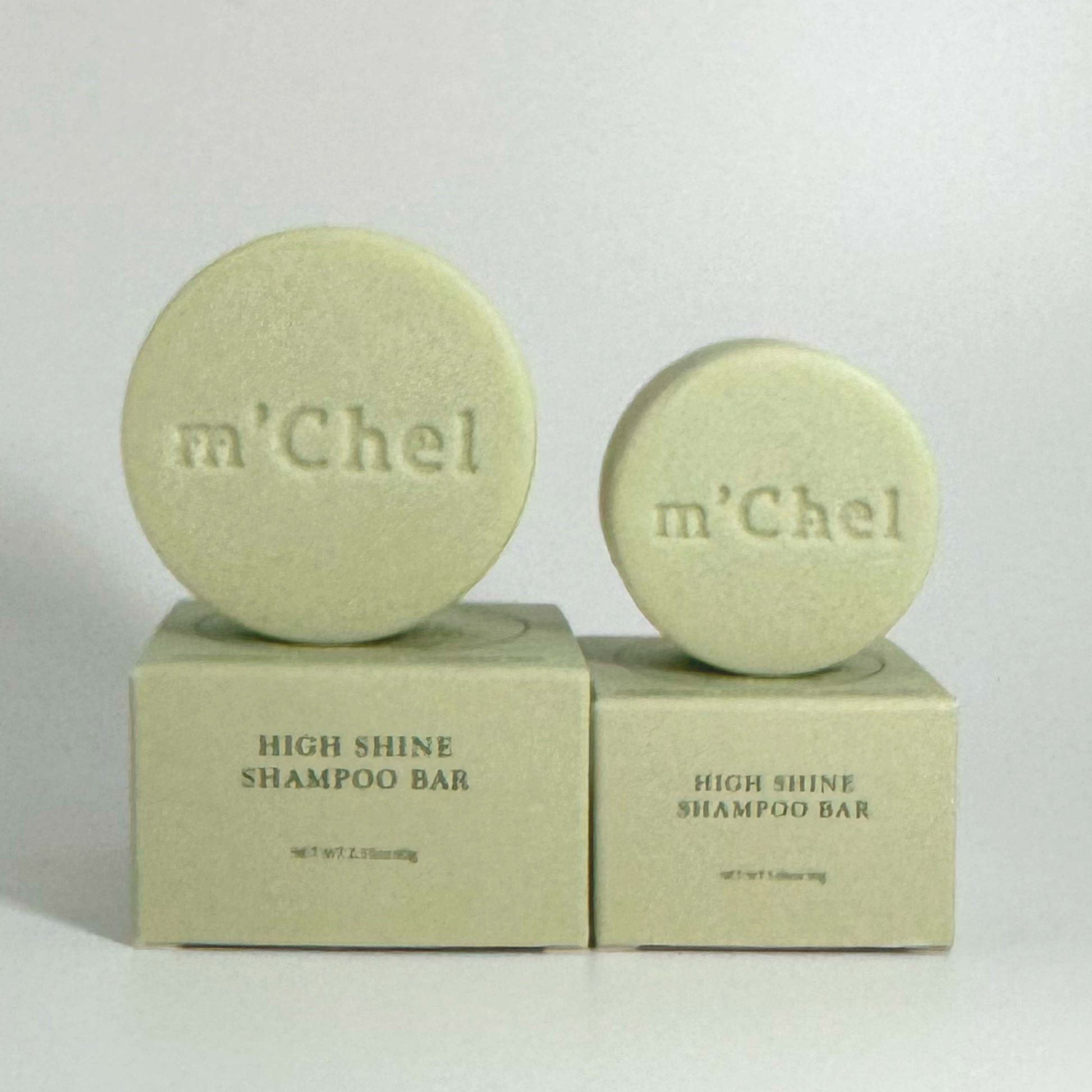 m'Chel Haircare High Shine Shampoo Bar