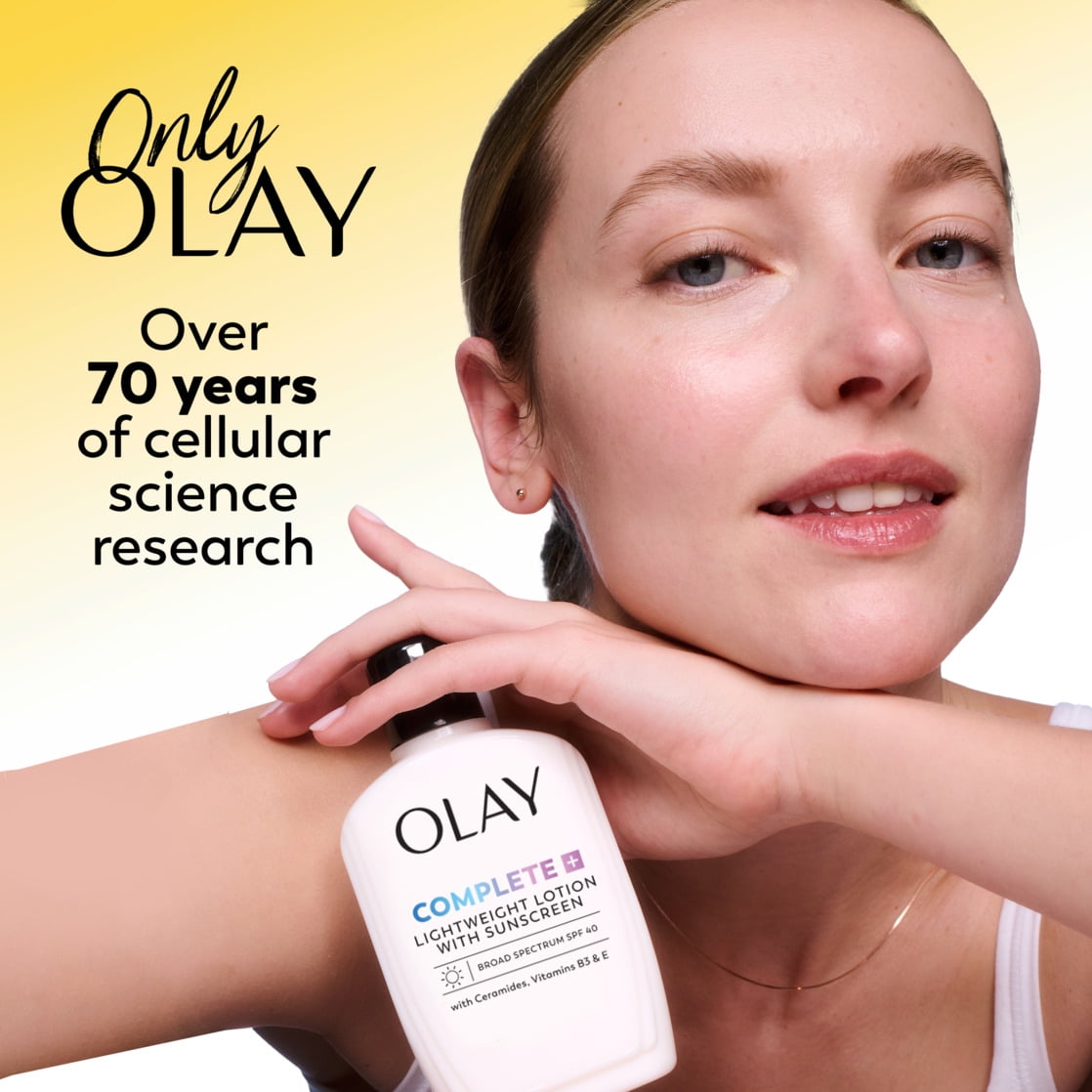 Olay Skin Care Complete Daily Facial Moisturizer for Sensitive Skin, SPF 15 Sun Protection, 6 oz