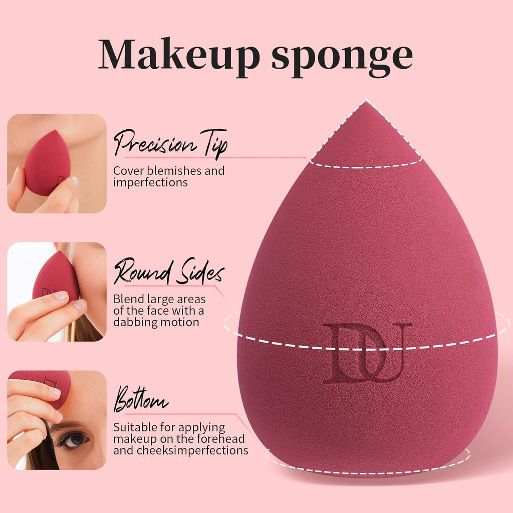 Makeup Blender Sponge – Streak-Free, Vegan & Cruelty-Free for Liquid & Creams