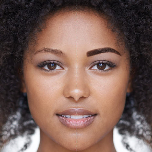 Eyebrow Stamp for Eyebrow Stencil Kit - Brow Stamp Refill Eyebrow Pomade, Brown