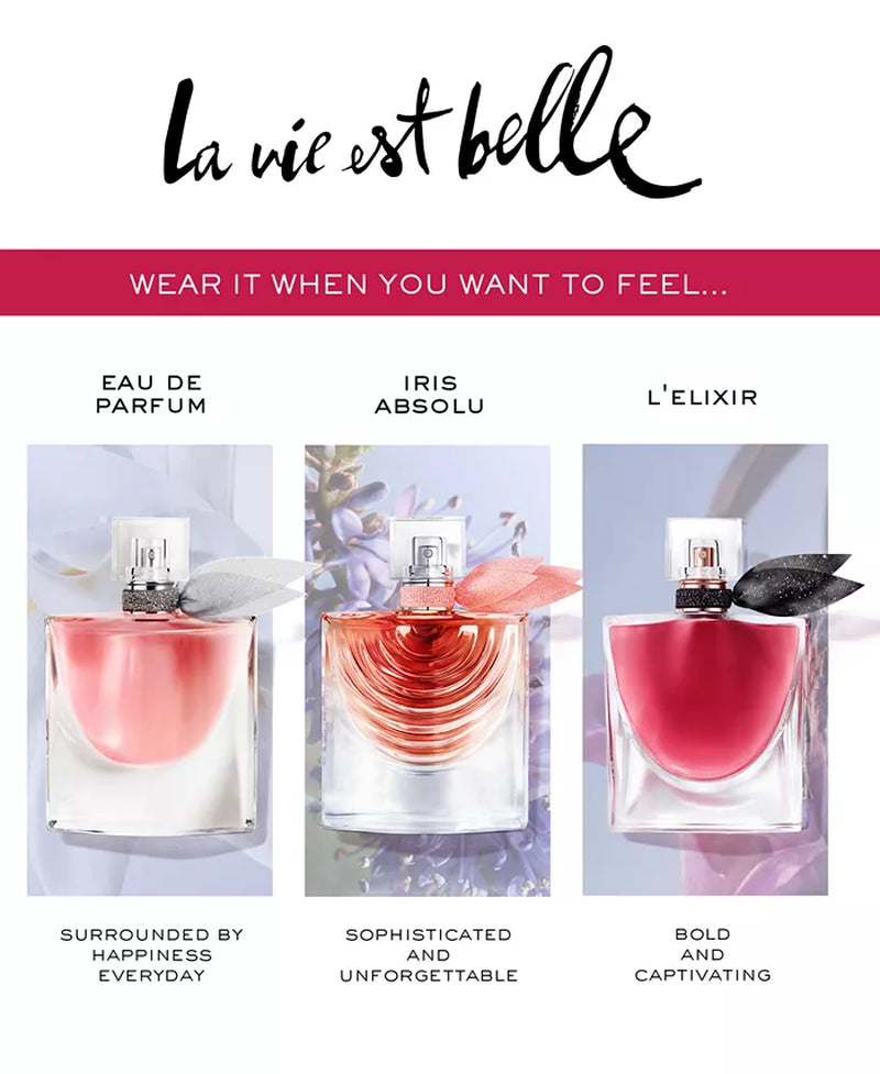 La Vie Est Belle Eau De Parfum L'Elixir, 3.4 Oz.