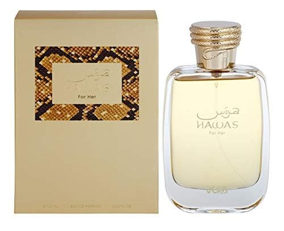 Hawas for Her - Eau De Parfum 100ML (3.4 OZ) - Premium Arabian Perfume for Women, a Signature Women Perfume Long-Lasting Fragrance for All Day Freshness, Ideal Gift for Women for Any Occasion