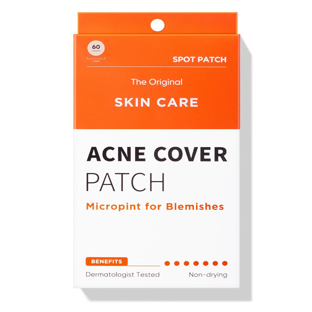 Acne Pimple Patches (60 Count) – Hydrocolloid Spot Dots for Fast Healing & Blemish Cover