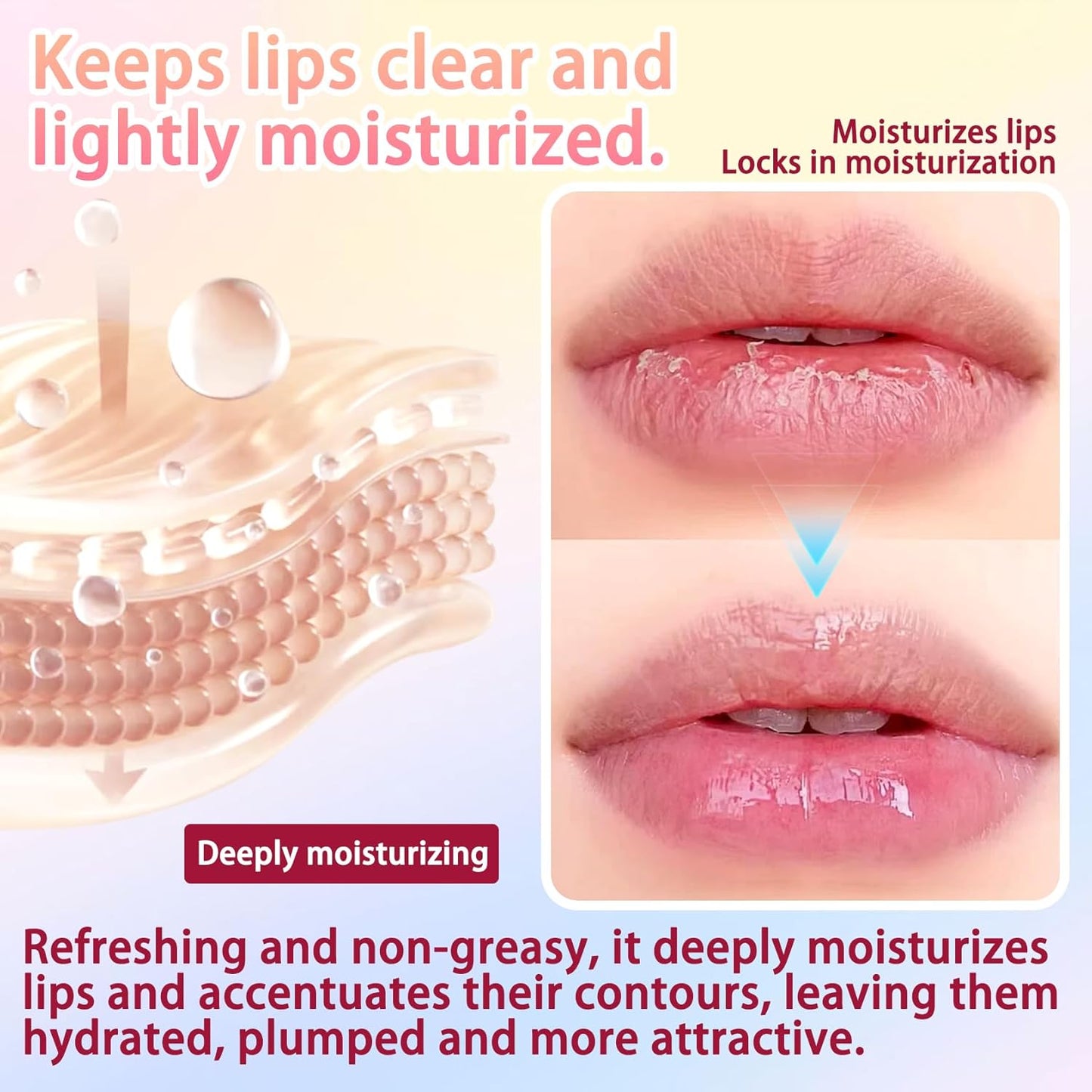 4Pcs Roll-On Lip Oil Set – Fruit Flavored, Hydrating & Plumping Gloss (Non-Sticky)