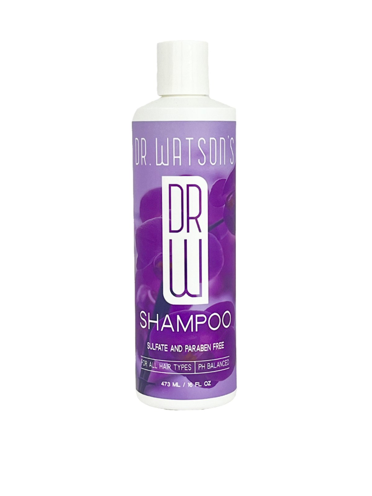 Dr. Watson's Hair Care | Shampoo | Sweet Pea | Sulfate Free | pH Balanced | 16 Oz.