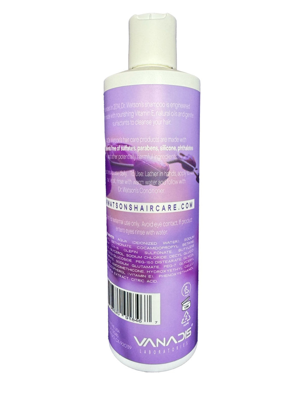 Dr. Watson's Hair Care  Shampoo  16 Oz.