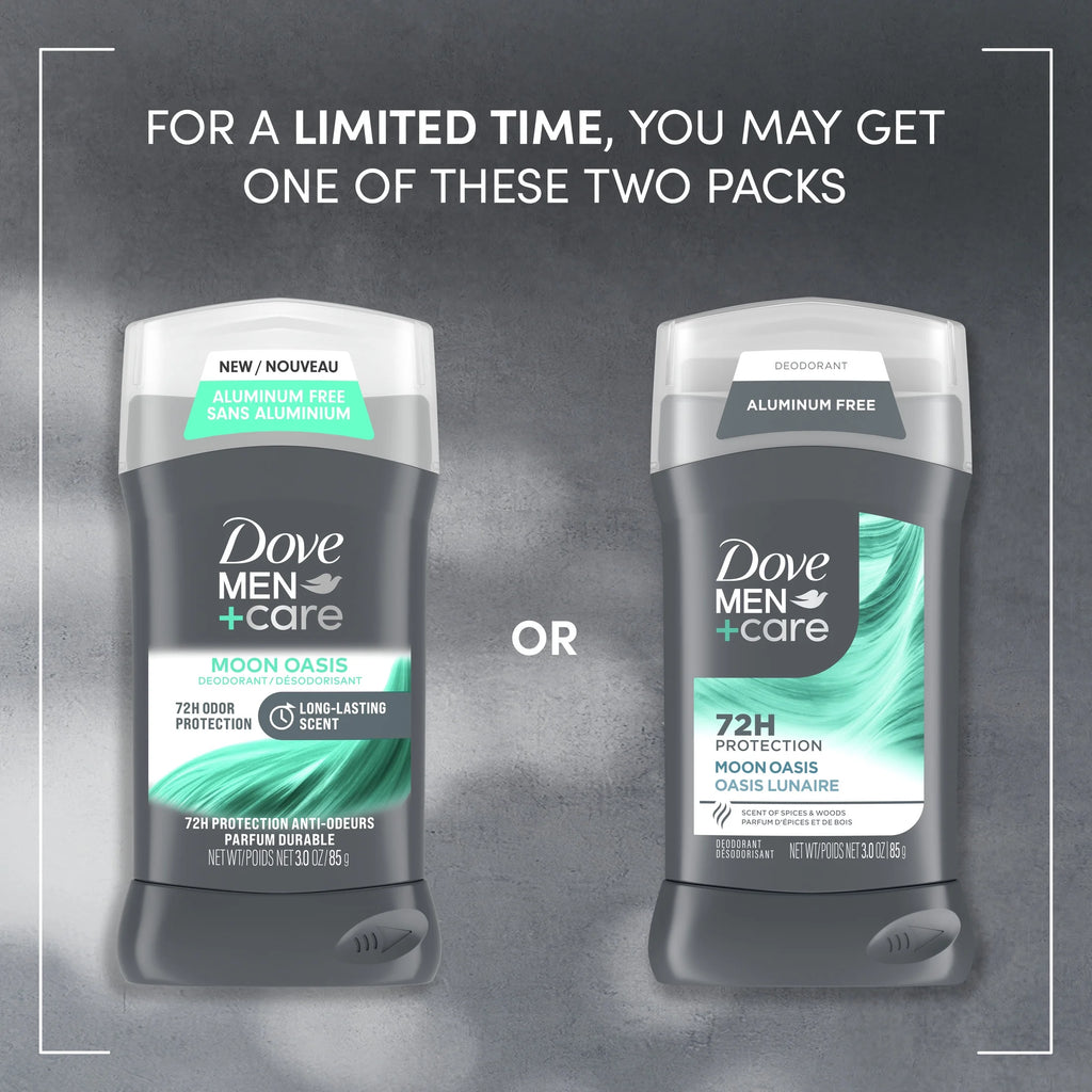 Deodorant for Men Moon Oasis Aluminum-Free, 3.Oz
