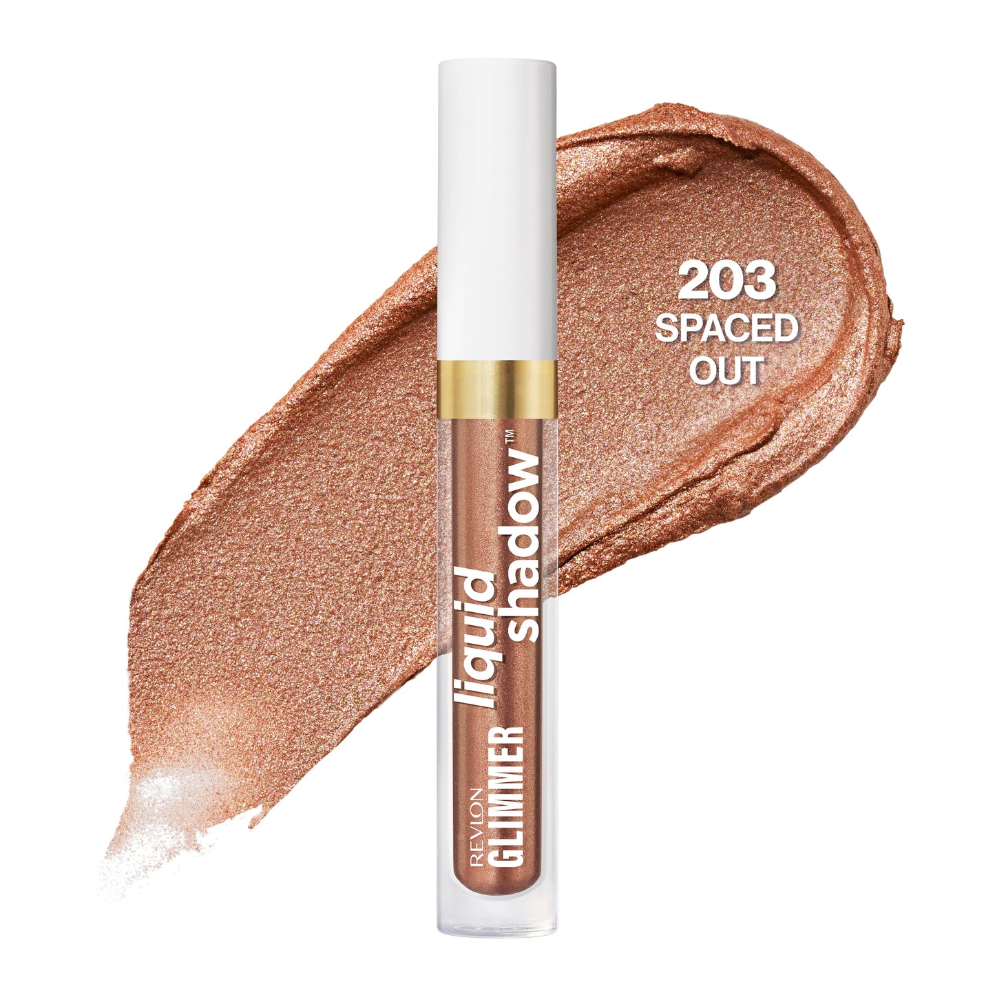 Glimmer Liquid Shadow, Shimmer Eyeshadow Makeup, 203 Spaced Out, 0.10 Fl Oz