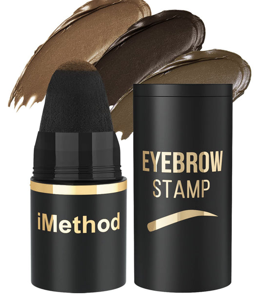 Eyebrow Stamp for Eyebrow Stencil Kit - Brow Stamp Refill Eyebrow Pomade, Brown