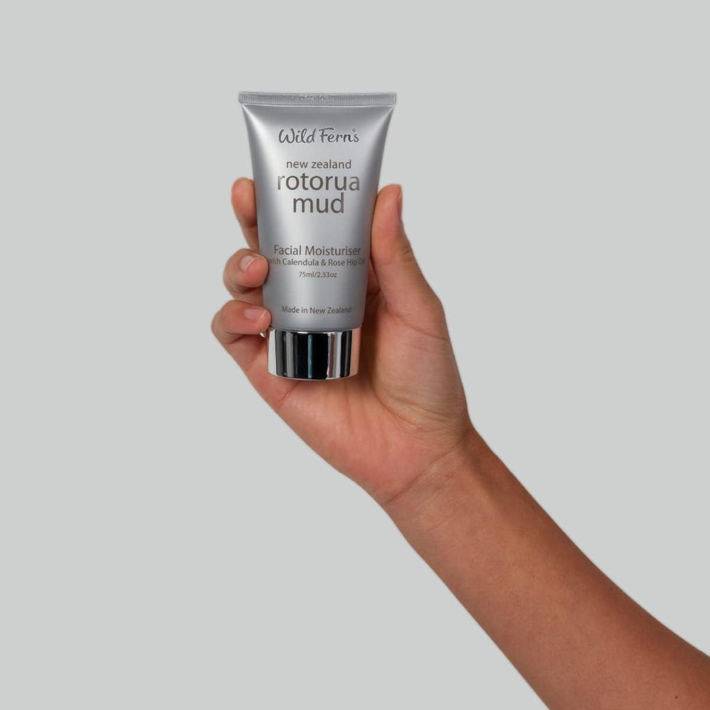 Rotorua Mud Facial Moisturiser with Calendula & Rosehip Oil – 75ml