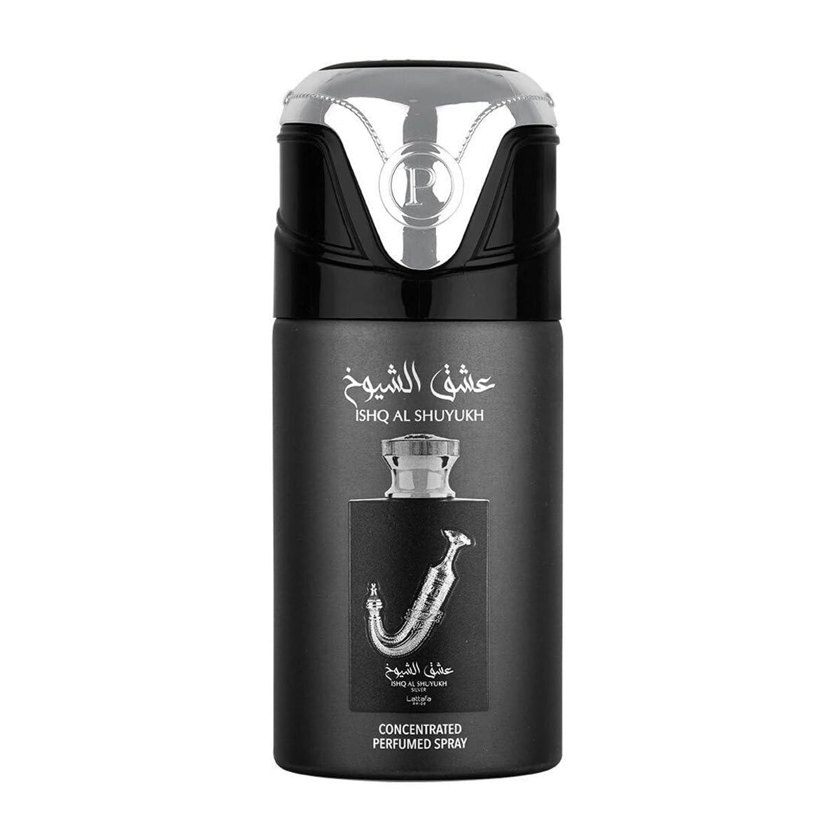 Ishq Al Shuyukh Silver  Perfumes Concentrated Unisex Perfumed Spray Body Deodorant 250Ml