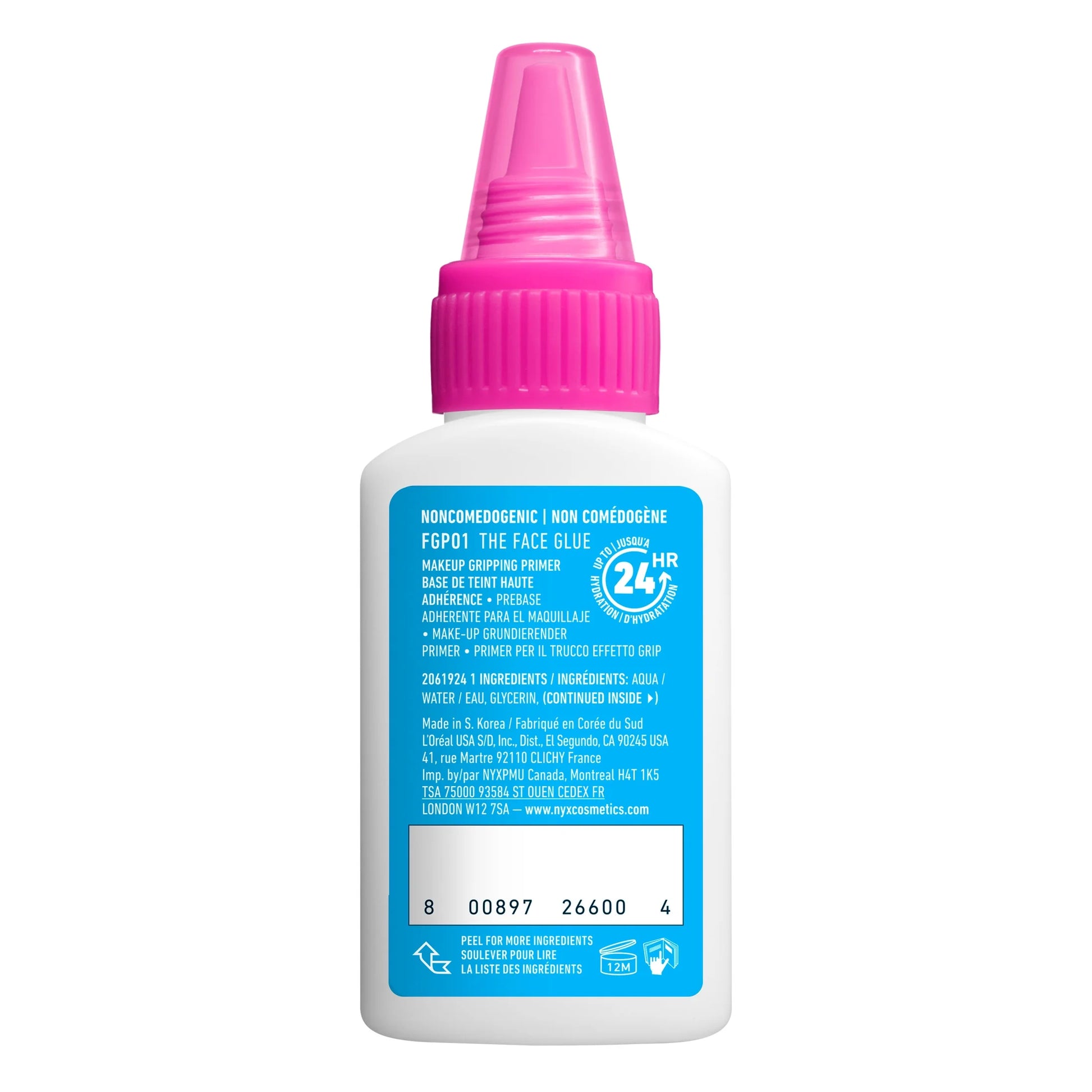 The Face Glue Primer | 1.18 Fl Oz | Long-Lasting, Sweat-Proof & Pore-Minimizing