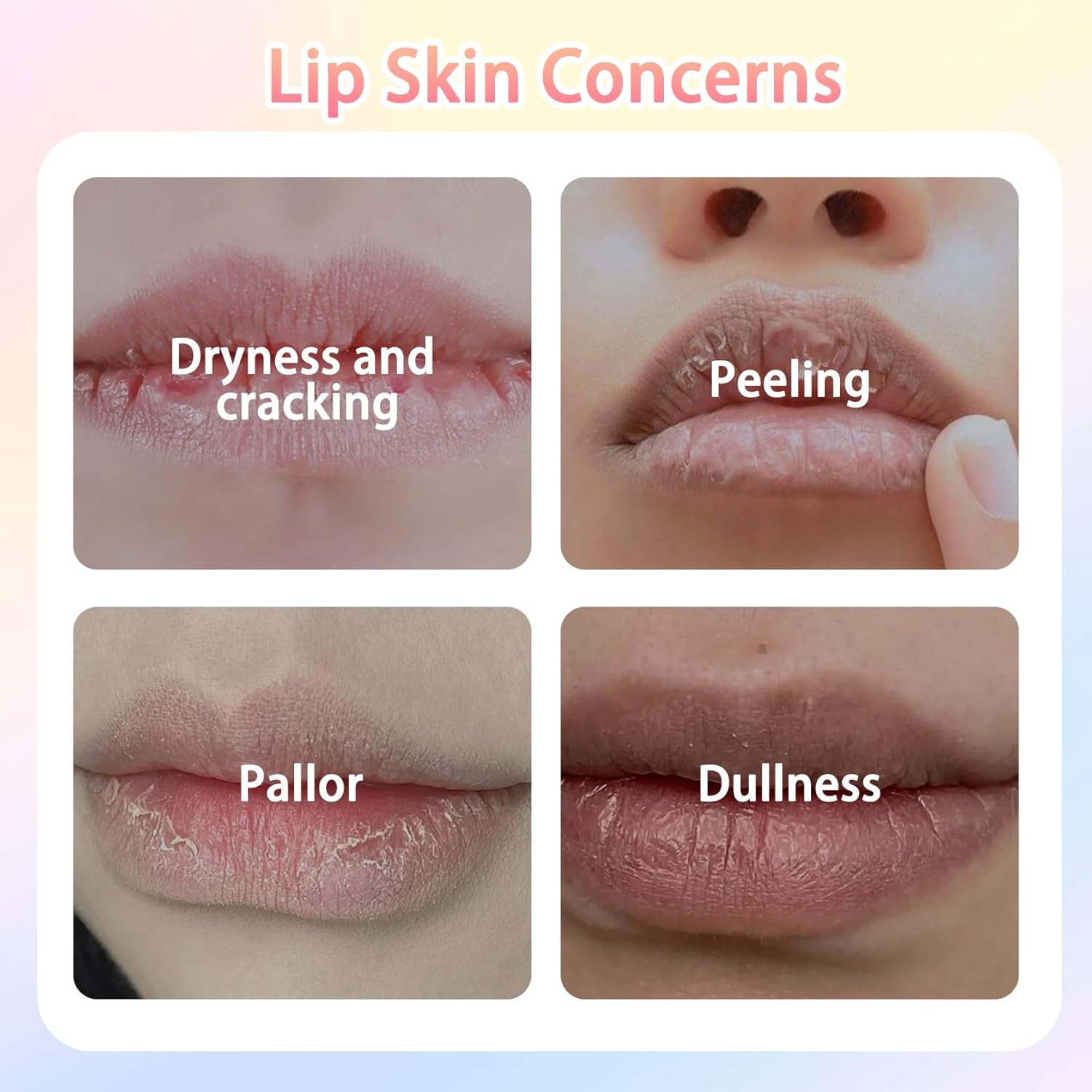 4Pcs Roll-On Lip Oil Set – Fruit Flavored, Hydrating & Plumping Gloss (Non-Sticky)