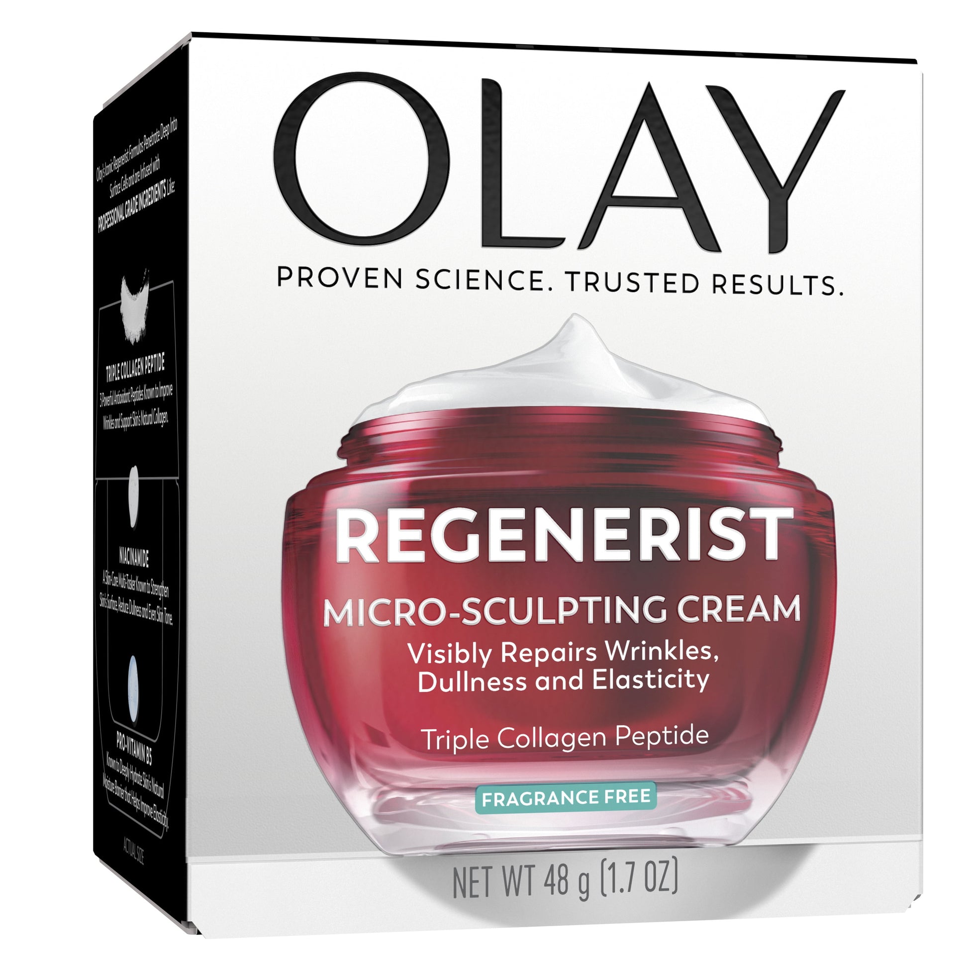 OLAY REGENERIST Anti-Aging Face Cream, Hydrating, Anti-Wrinkle, Firming Moisturizer, Fragrance Free, Skin Care with Triple Collagen Peptide & Niacinamide